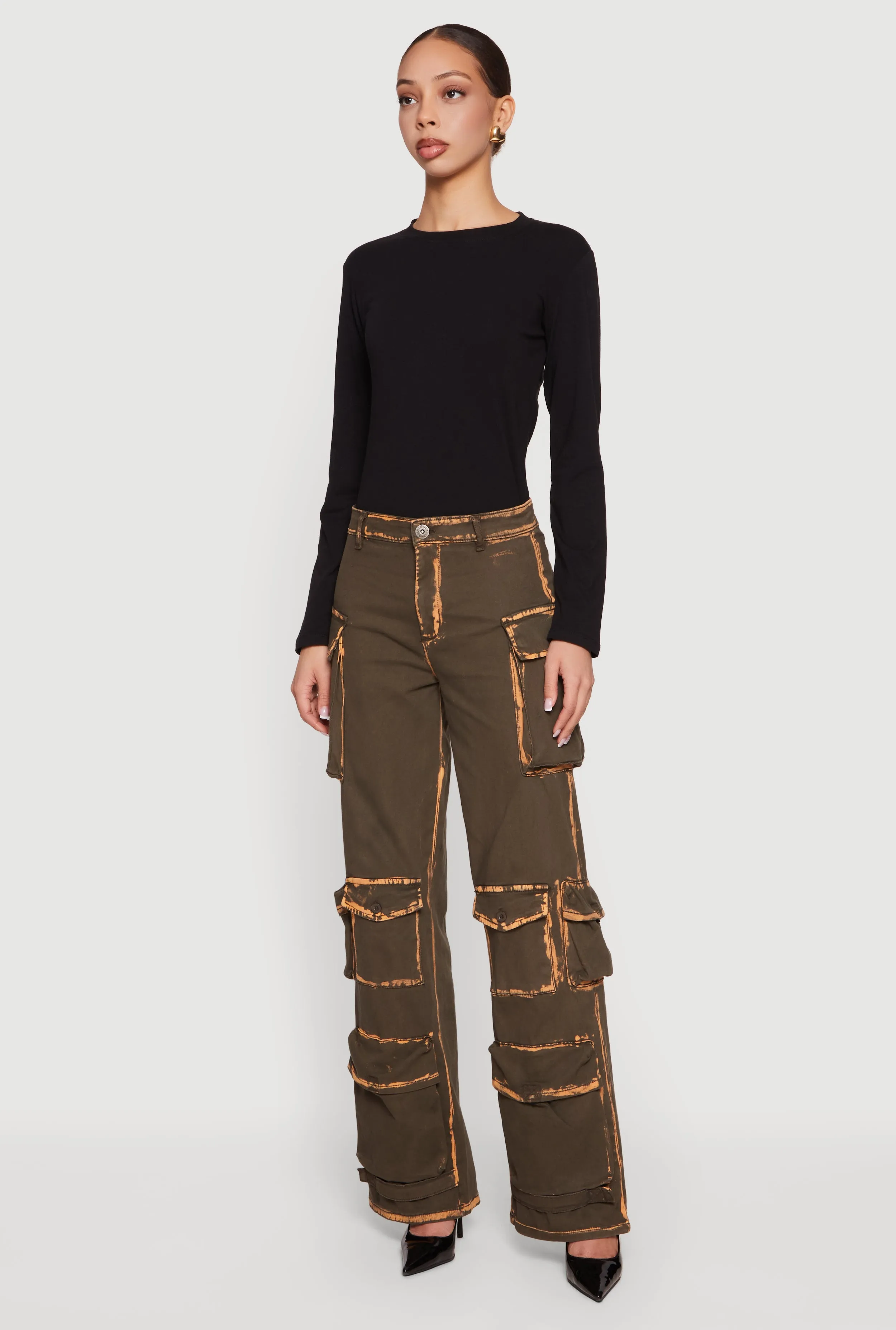 Twill Multi Pocket Cargo Pants sold by Rainbow product image thumbnail 2