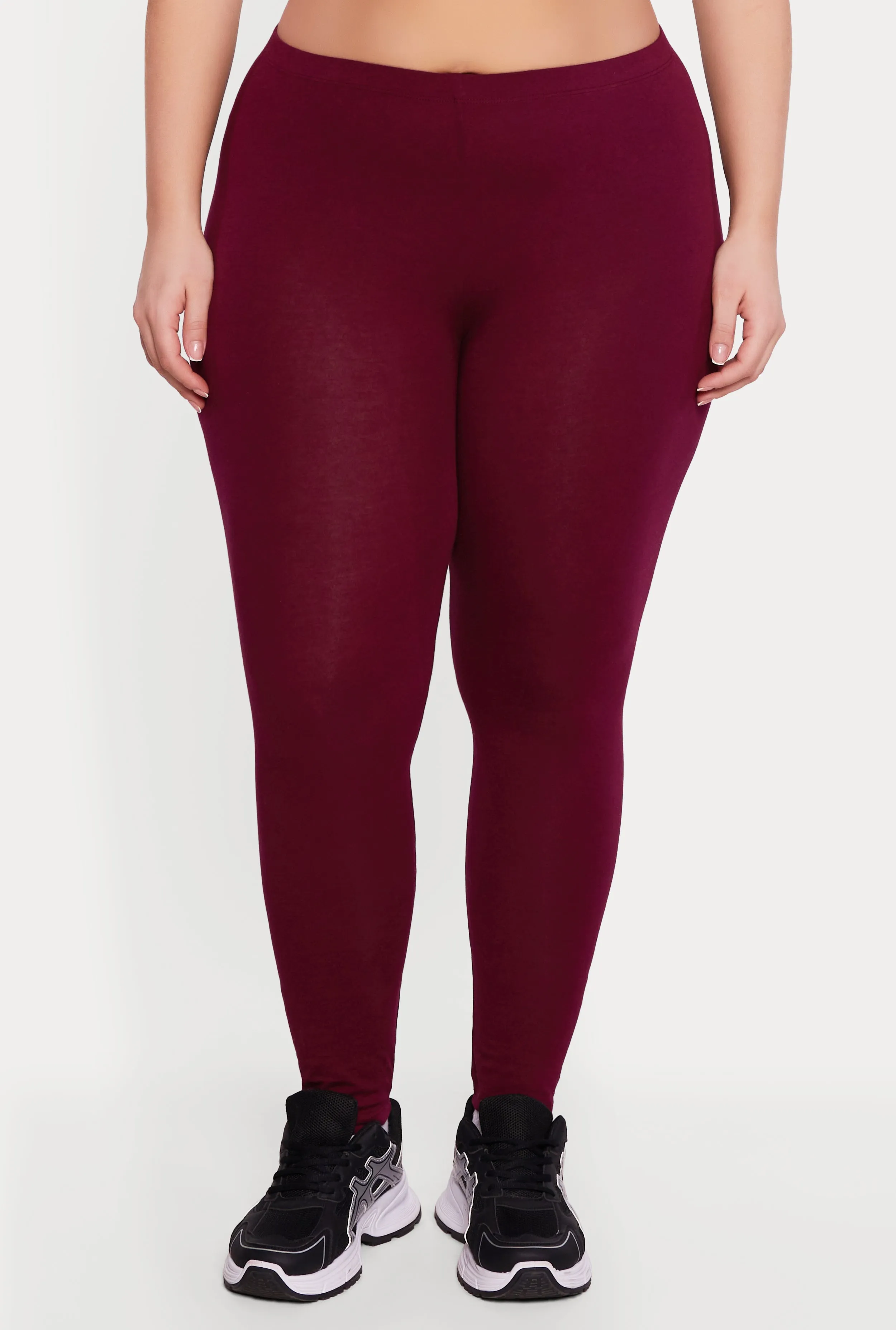 Plus Size Solid Leggings sold by Rainbow product image thumbnail 3