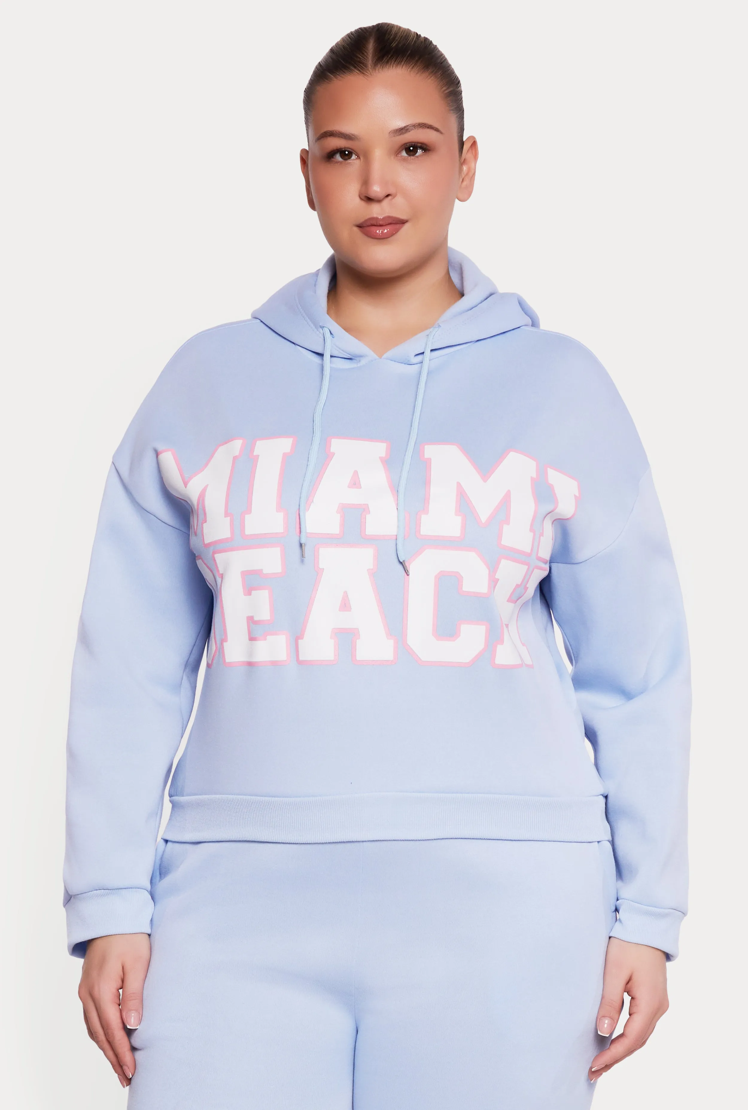 Plus Size Miami Beach Hoodie sold by Rainbow product image thumbnail 4