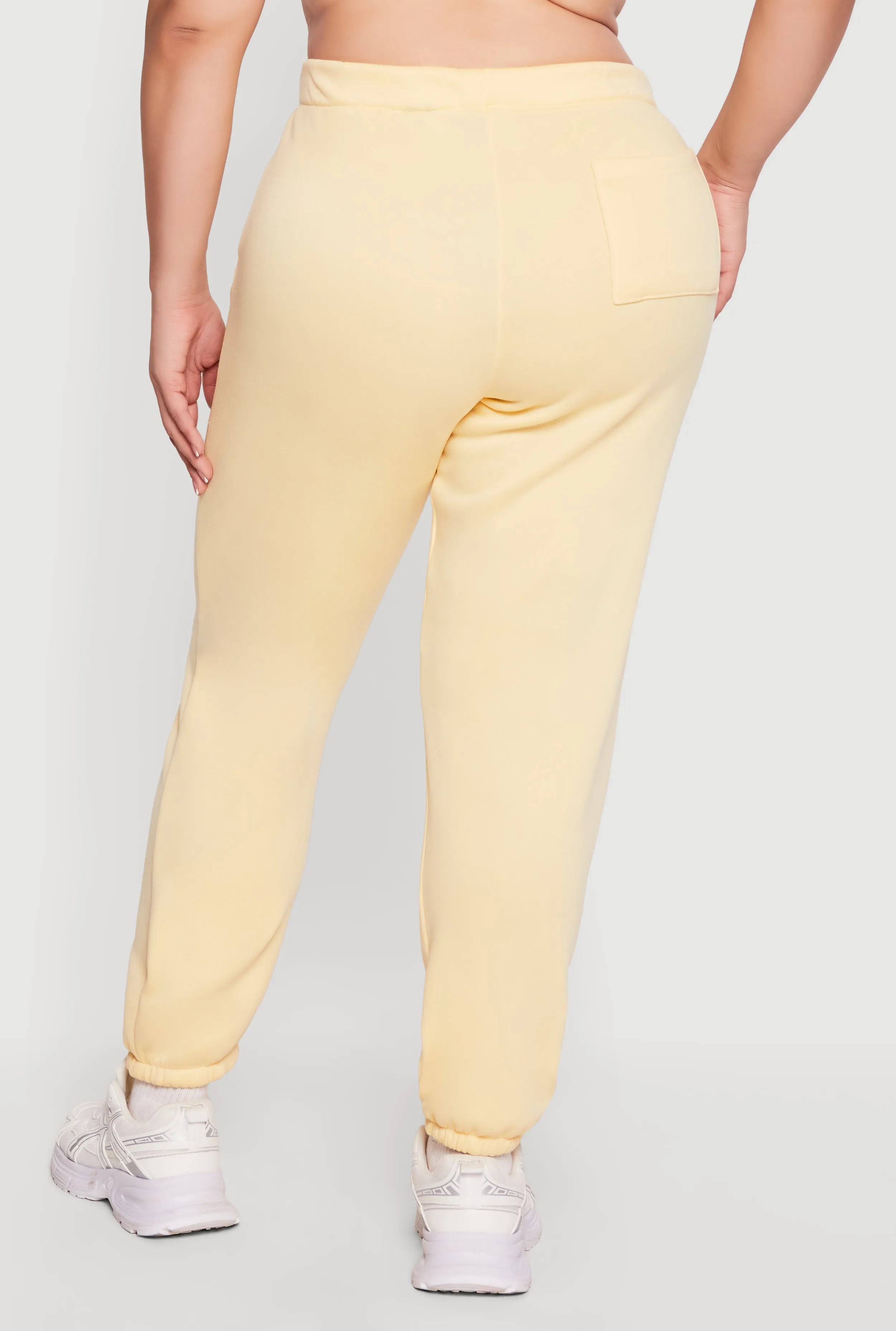 Plus Size High Waisted Fleece Sweatpants with Pockets sold by Rainbow product image thumbnail 5