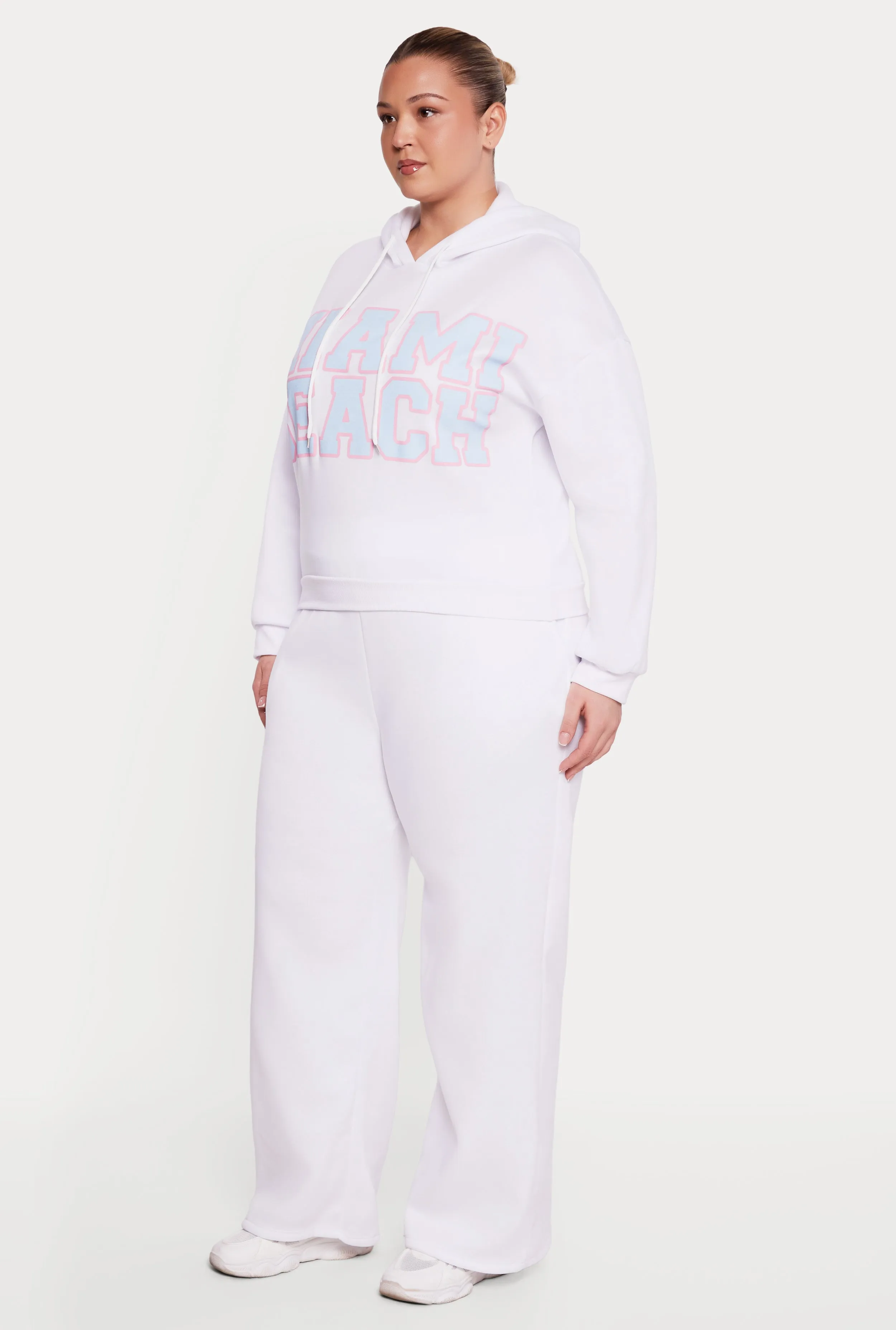 Plus Size Miami Beach Hoodie sold by Rainbow product image thumbnail 3