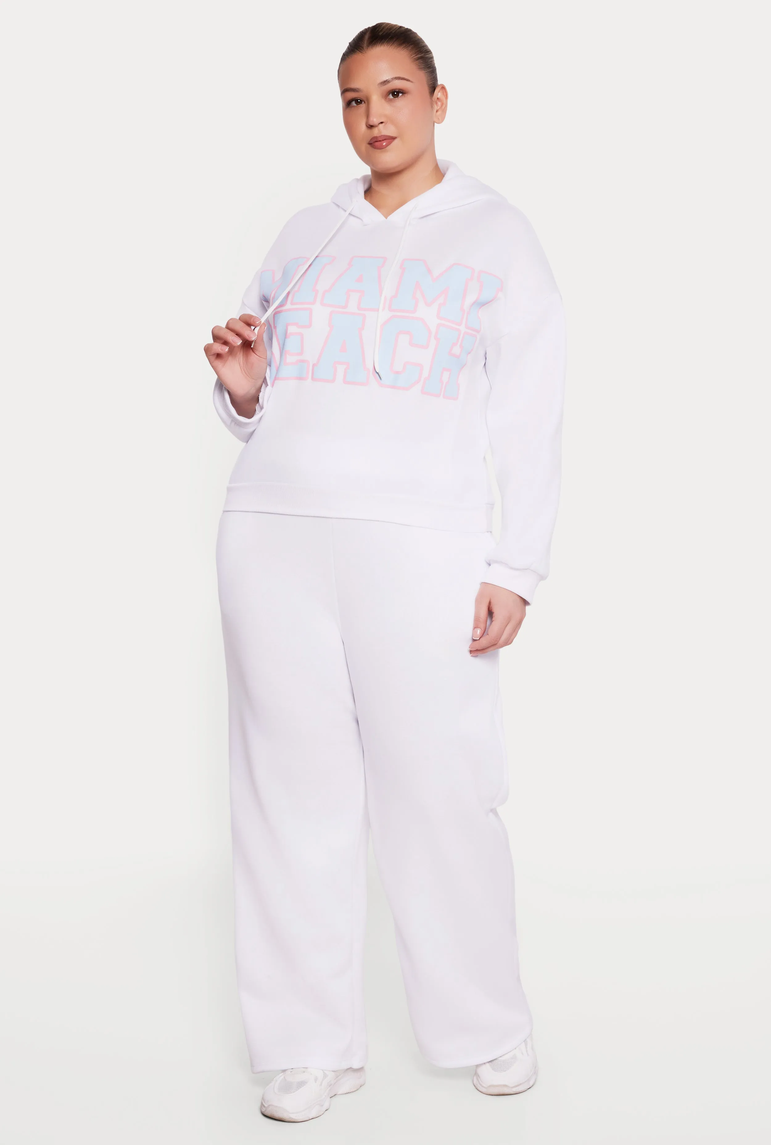Plus Size Miami Beach Hoodie sold by Rainbow product image thumbnail 2