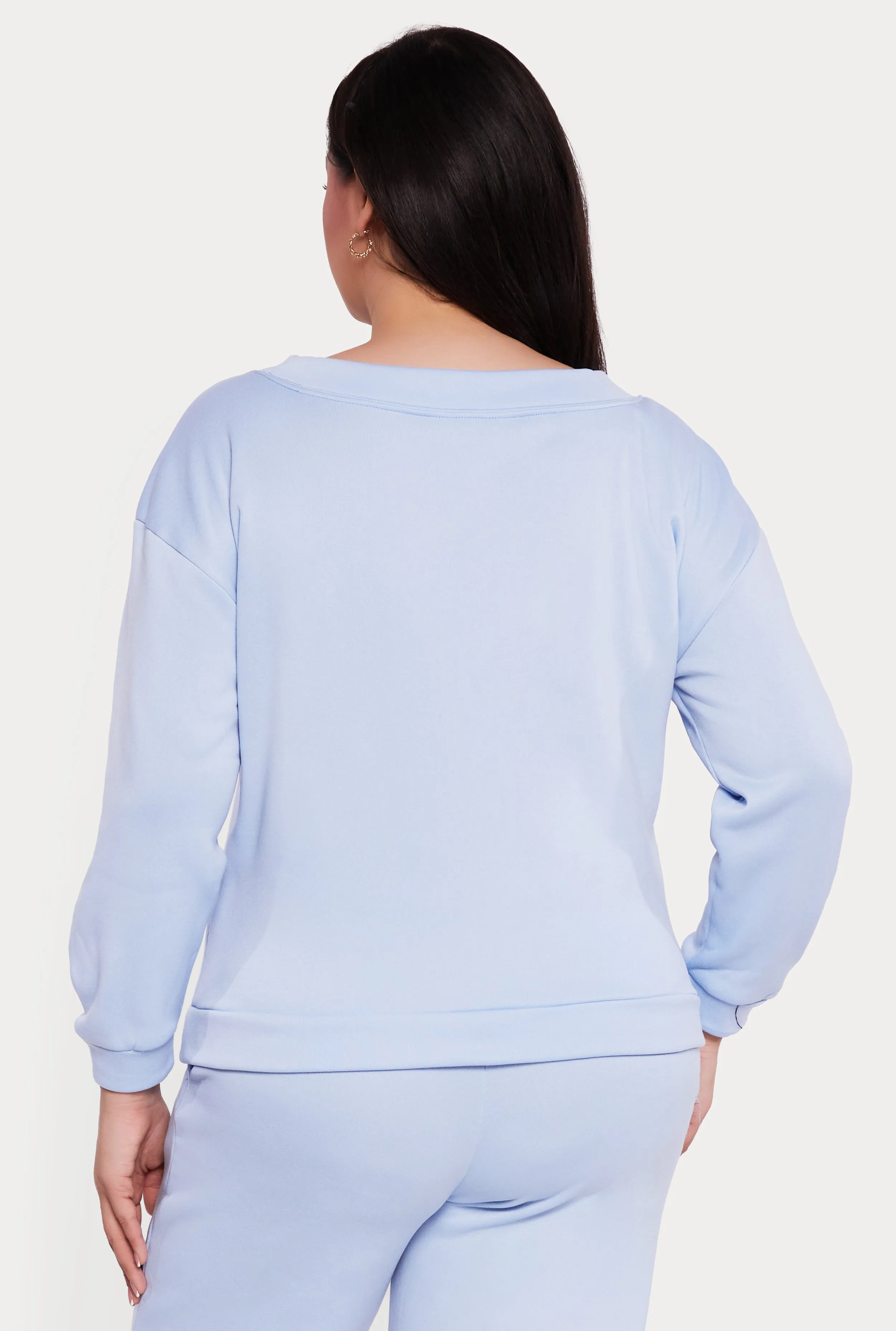 Plus Size Vintage 1968 Boat Neck Sweatshirt sold by Rainbow product image thumbnail 5