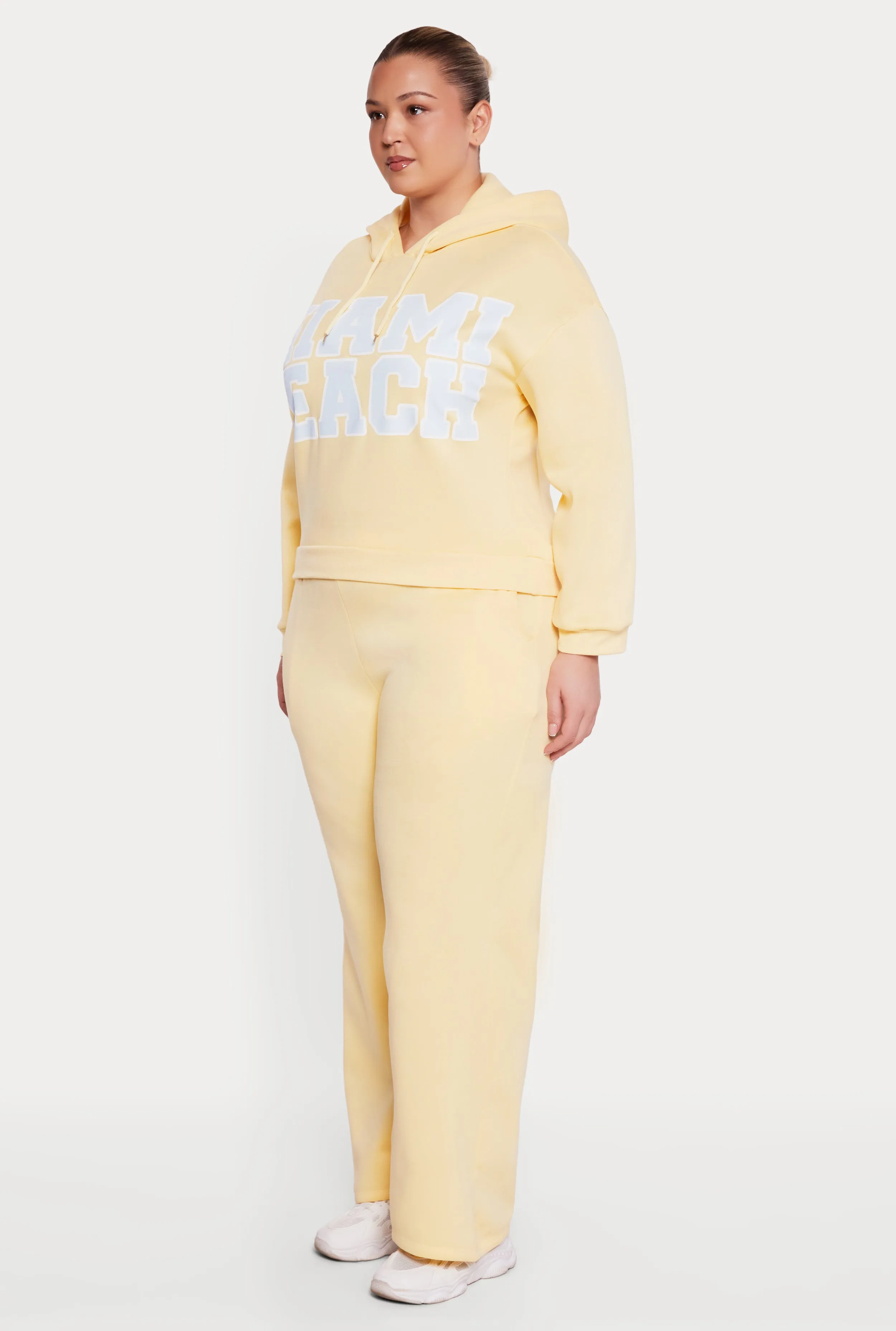 Plus Size Miami Beach Hoodie sold by Rainbow product image thumbnail 3
