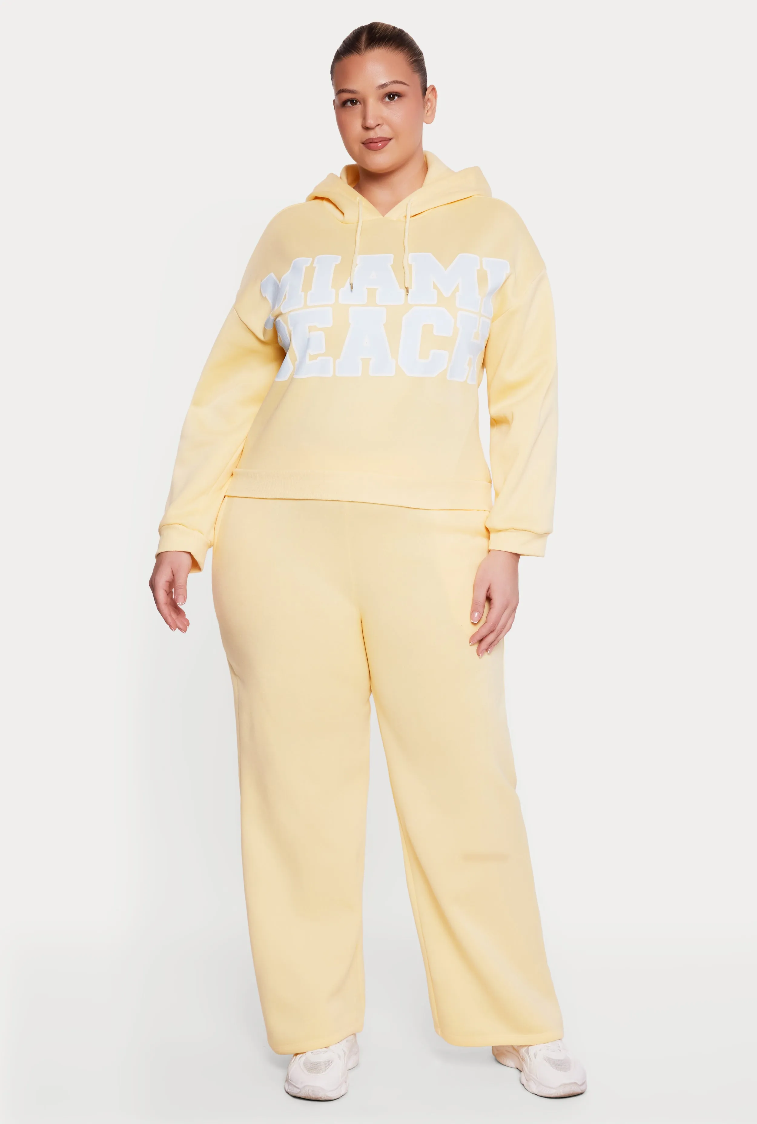 Plus Size Miami Beach Hoodie sold by Rainbow product image thumbnail 2