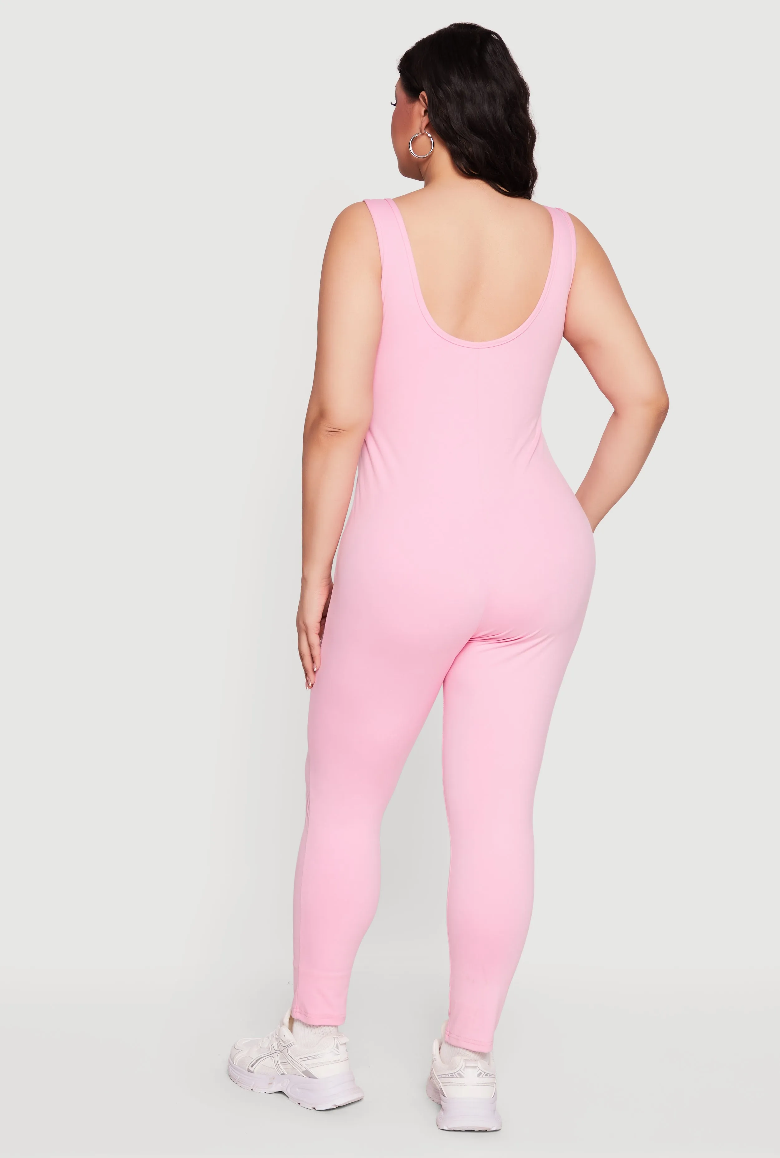 Plus Size Sleeveless Crew Neck Catsuit sold by Rainbow product image thumbnail 3