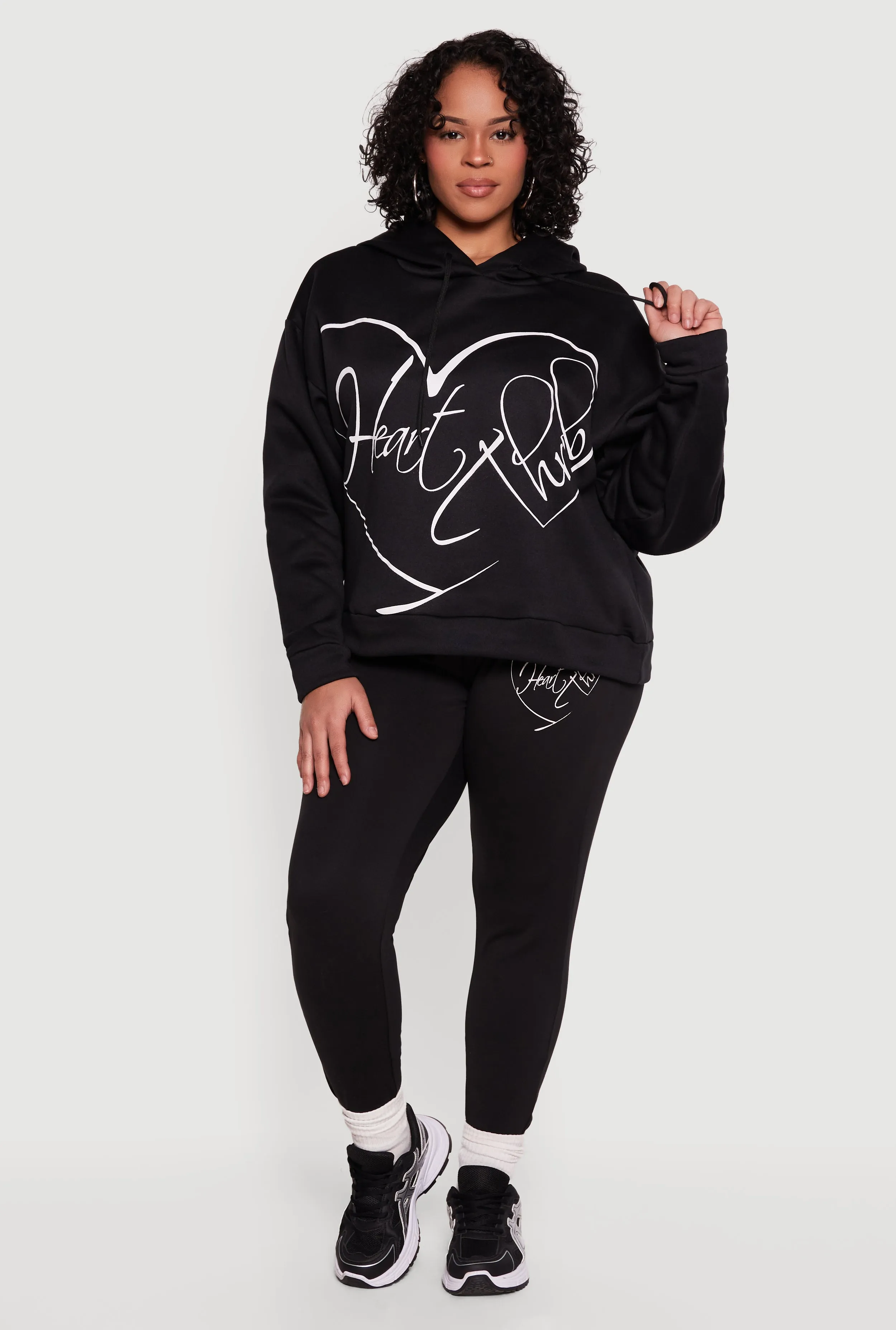 Plus Size Heart Throb Graphic Leggings sold by Rainbow product image thumbnail 2