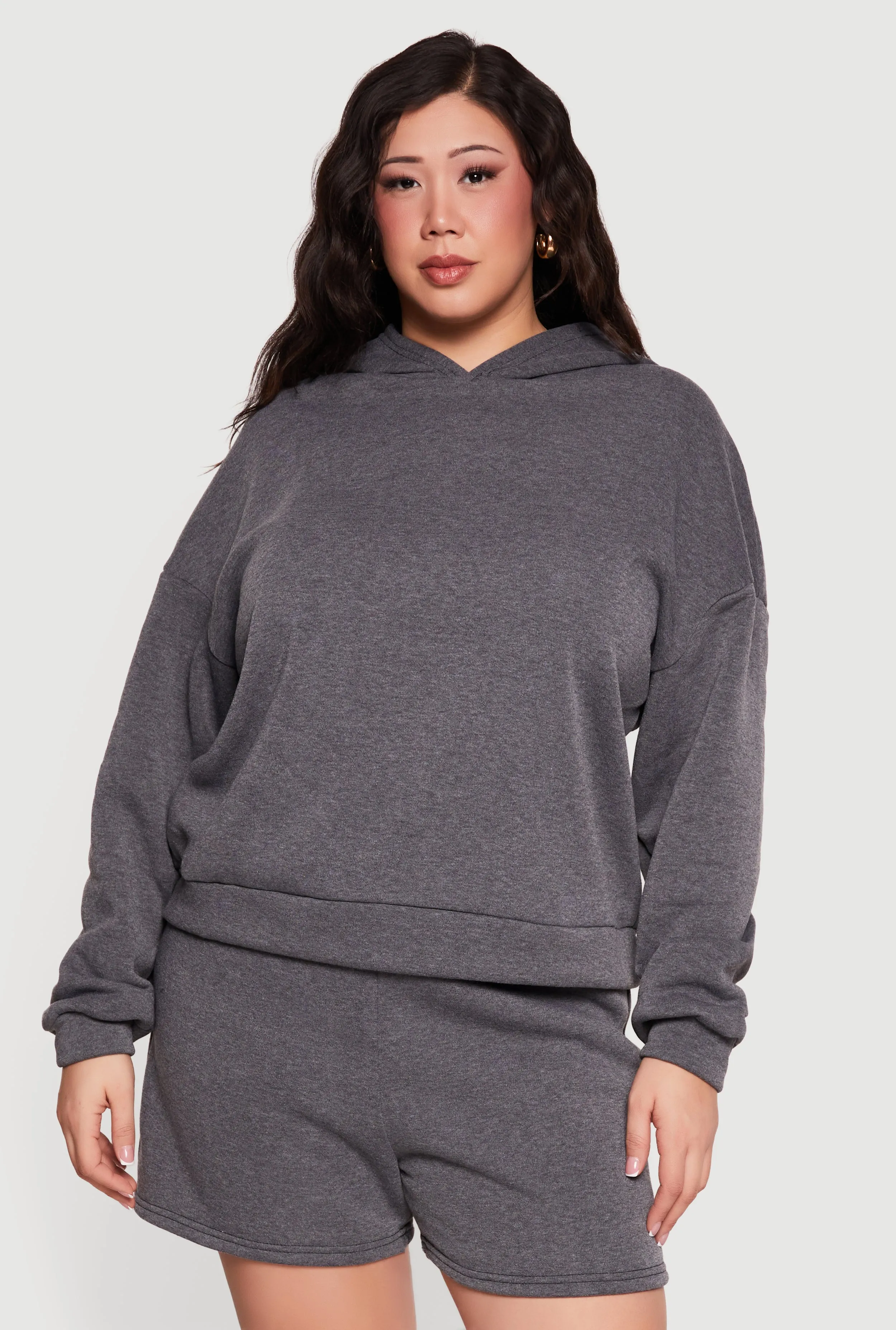 Plus Size Pullover Hoodie sold by Rainbow