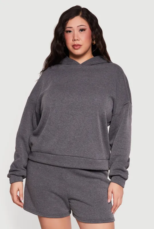 Plus Size Pullover Hoodie sold by Rainbow