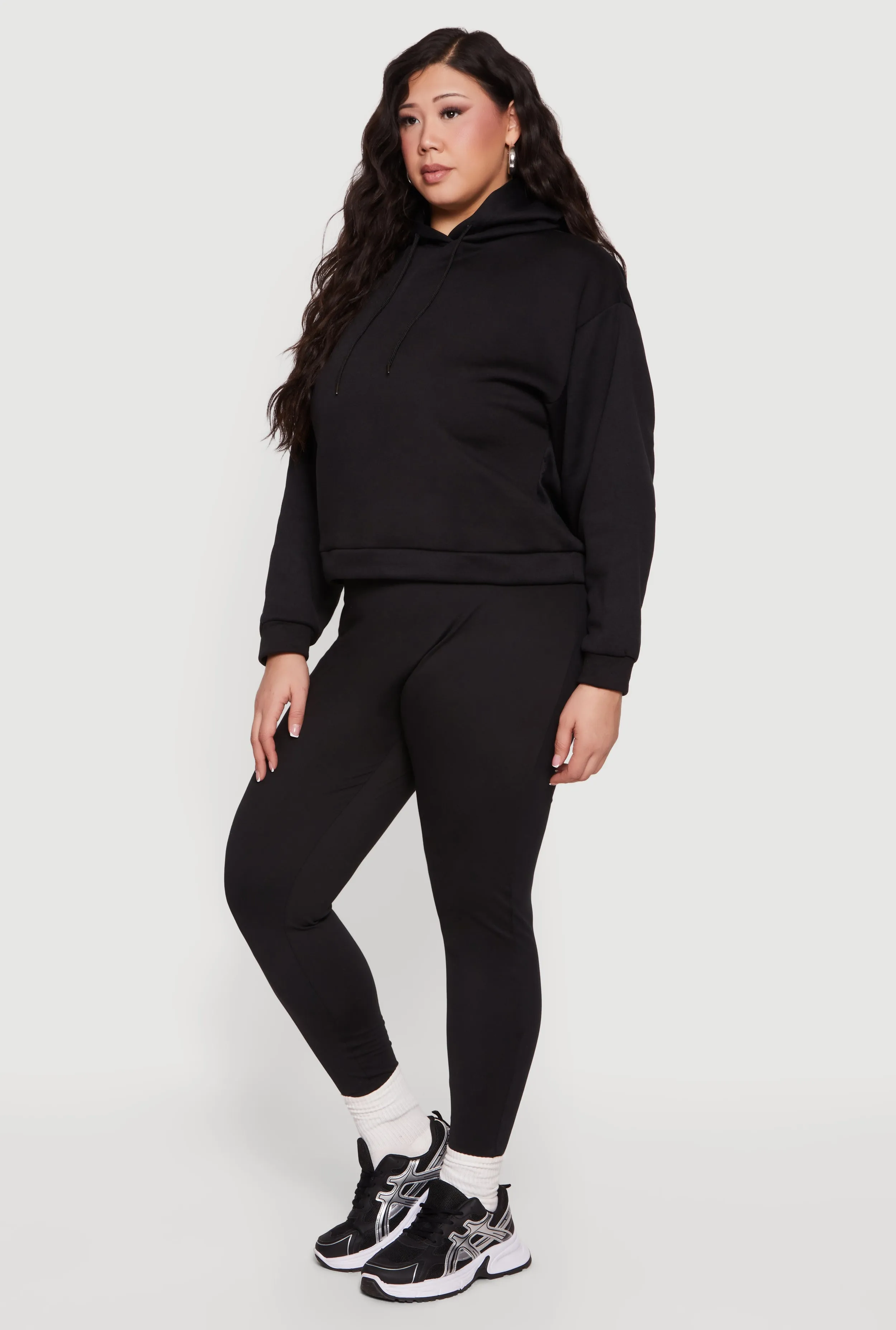 Plus Size Drawstring Hooded Pullover Sweatshirt sold by Rainbow product image thumbnail 3