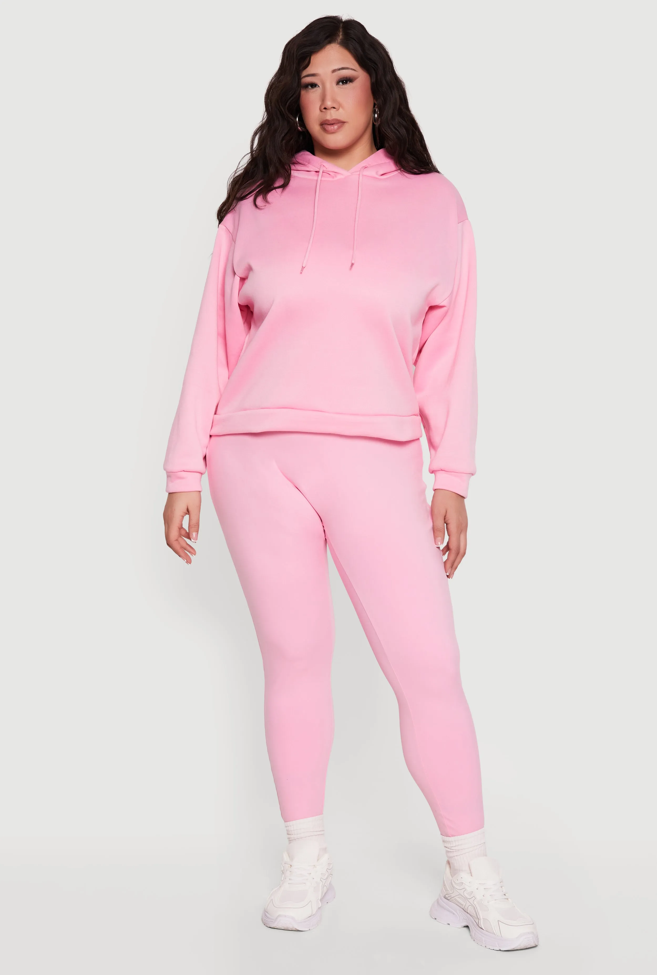 Plus Size Drawstring Hooded Pullover Sweatshirt sold by Rainbow product image thumbnail 2