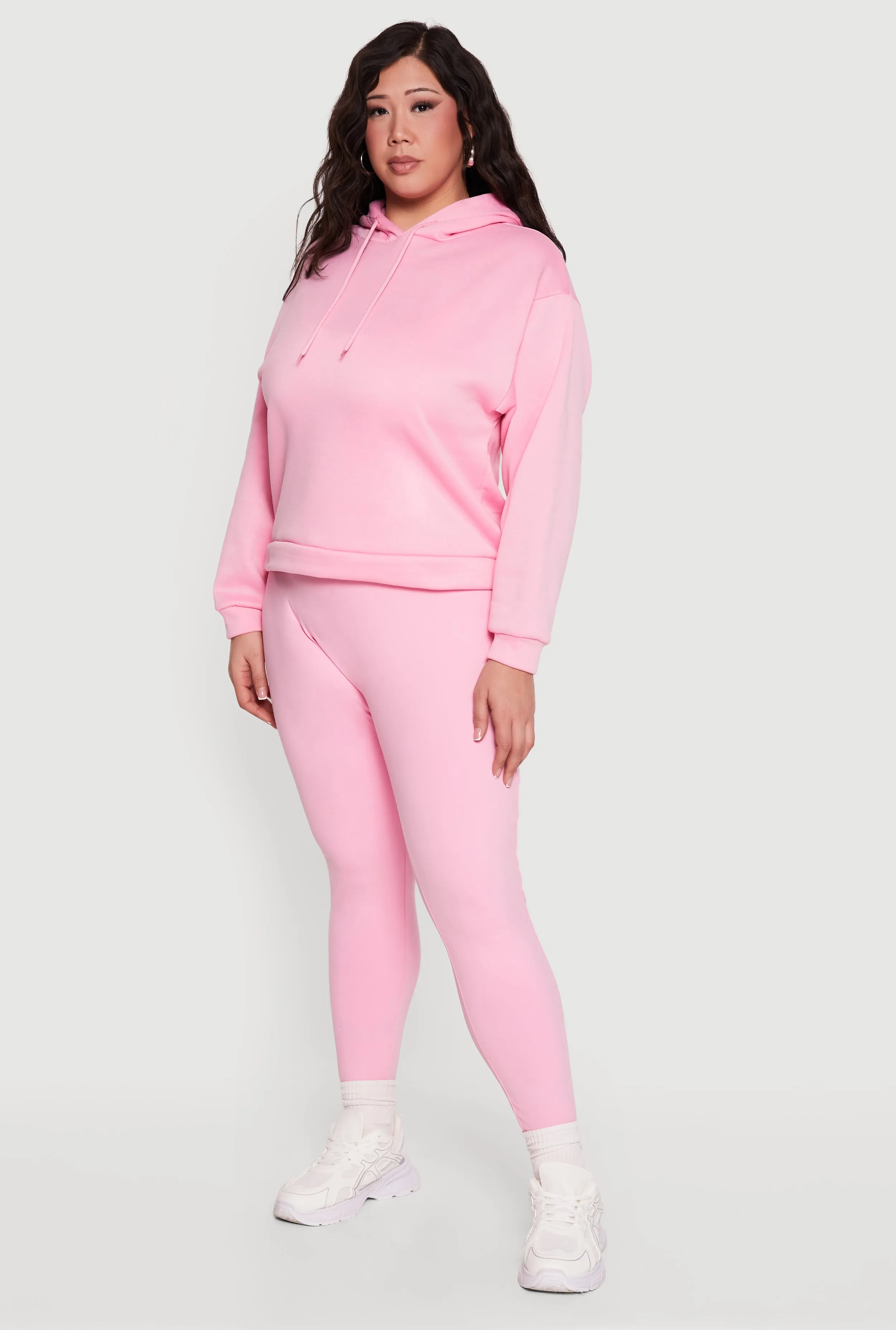Plus Size Drawstring Hooded Pullover Sweatshirt sold by Rainbow product image thumbnail 3