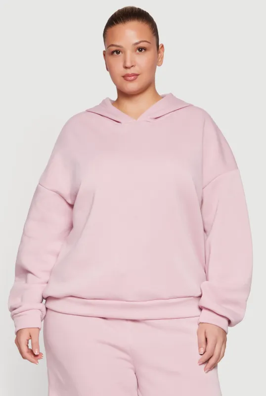 Plus Size Pullover Hoodie sold by Rainbow