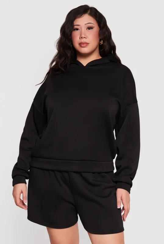 Plus Size Pullover Hoodie sold by Rainbow