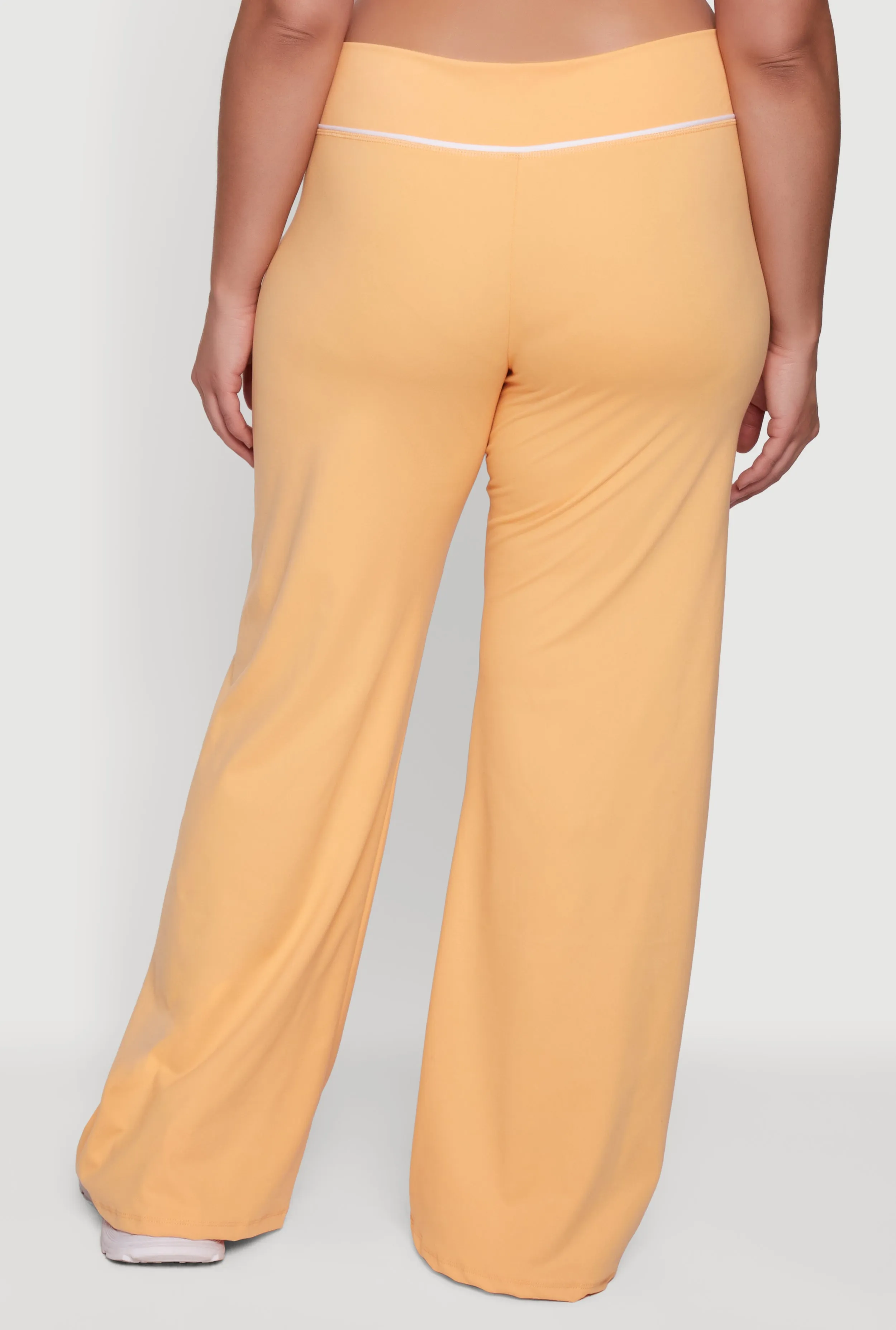 Plus Size Wide Leg Pants with Contrast Trim sold by Rainbow product image thumbnail 5