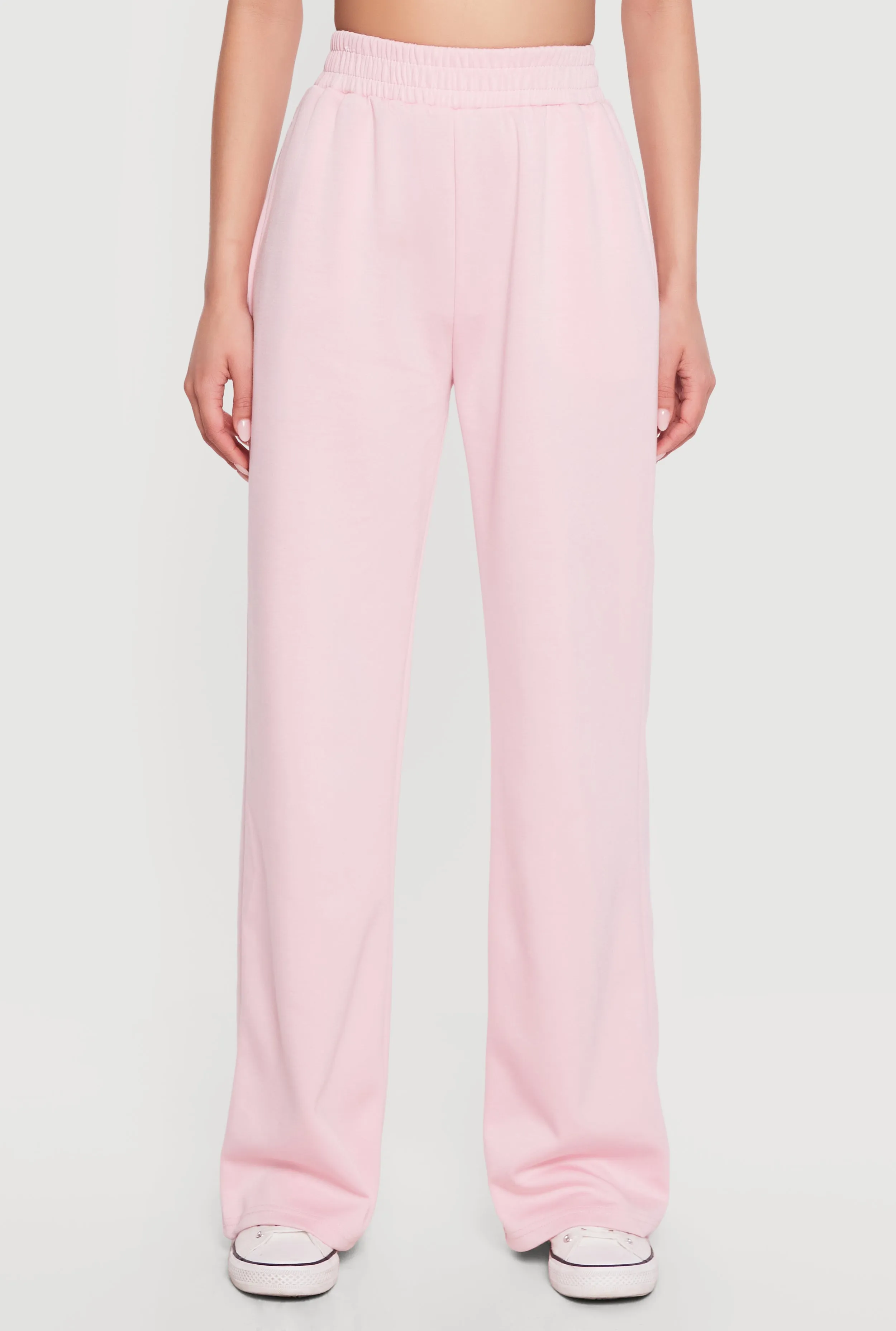 Elastic High Waisted Wide Leg Pull On Pants sold by Rainbow product image thumbnail 3