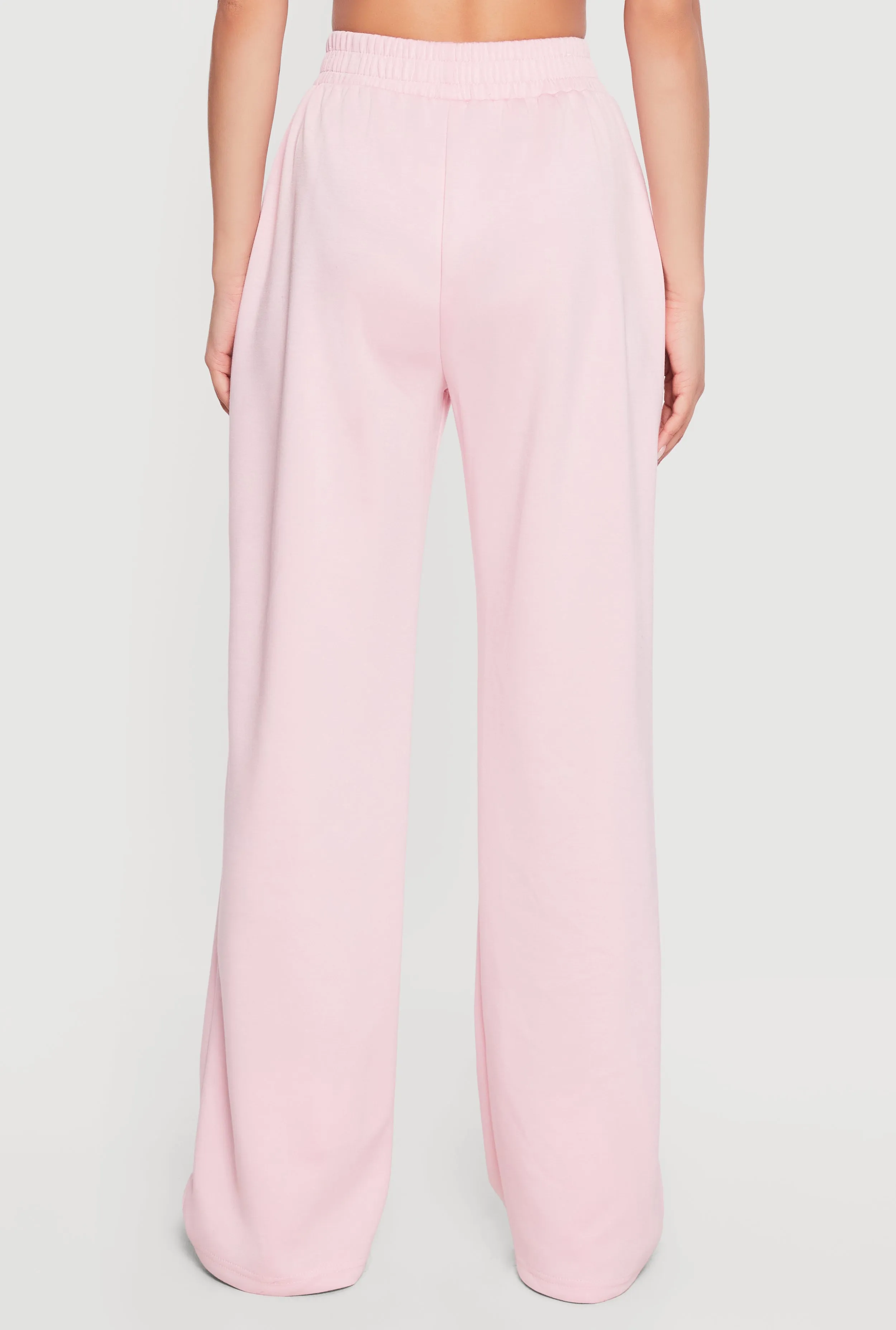 Elastic High Waisted Wide Leg Pull On Pants sold by Rainbow product image thumbnail 5