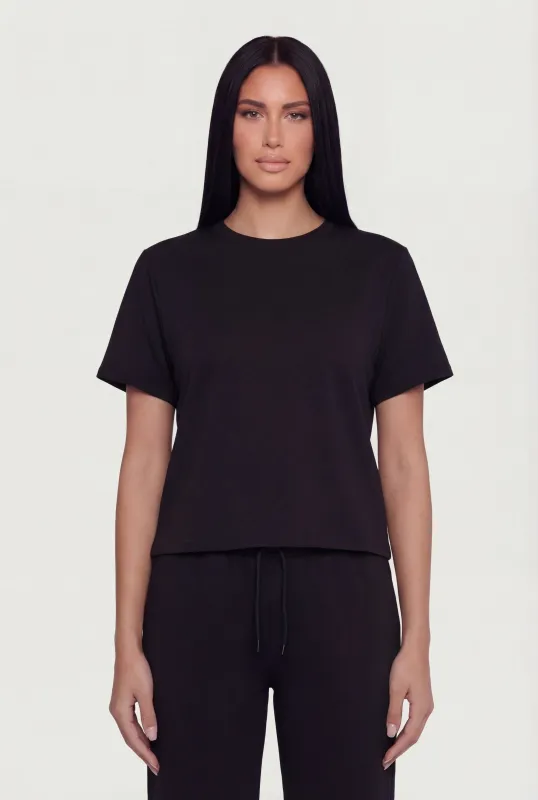 Crew Neck Short Sleeve Top sold by Rainbow