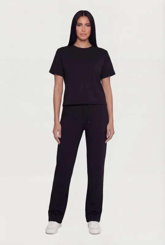 High Waisted Drawstring Pants made by Rainbow