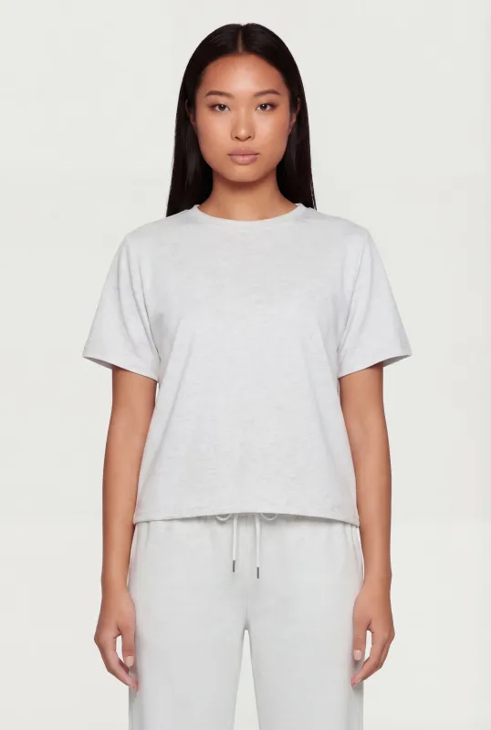 Crew Neck Short Sleeve Top made by Rainbow