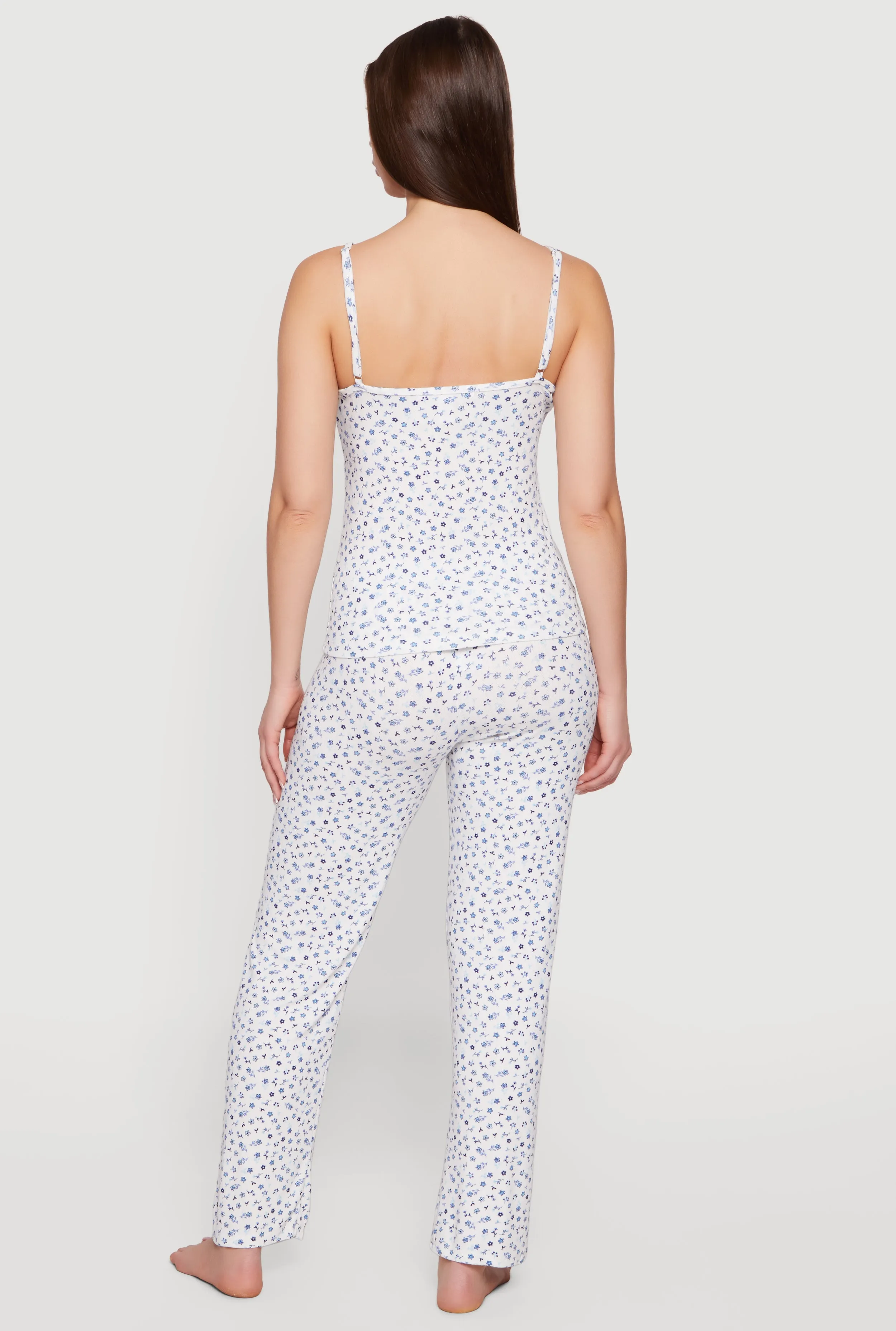 Ditsy Floral Print Pajama Cami and Pants Set sold by Rainbow product image thumbnail 2