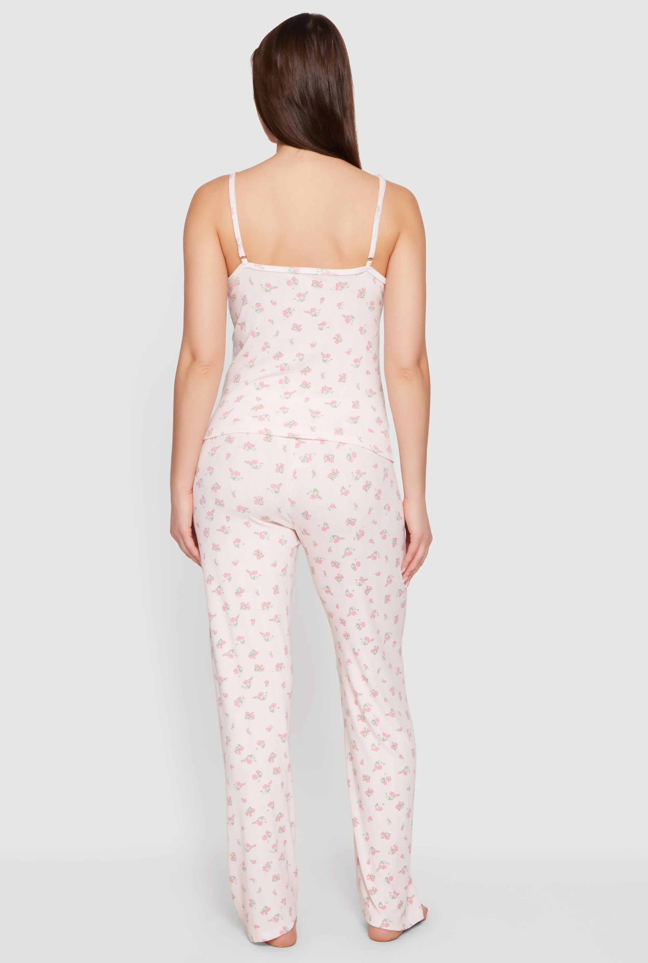 Ditsy Floral Print Pajama Cami and Pants Set sold by Rainbow product image thumbnail 2