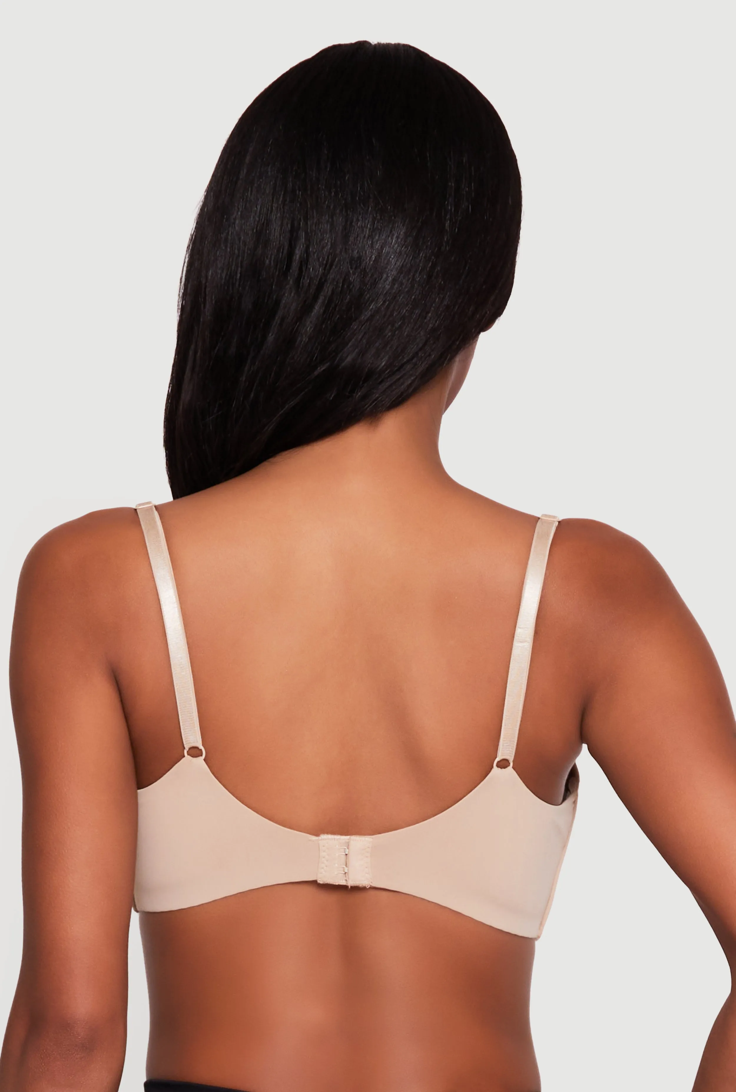 Solid Molded Padded Plunge Bra sold by Rainbow product image thumbnail 5