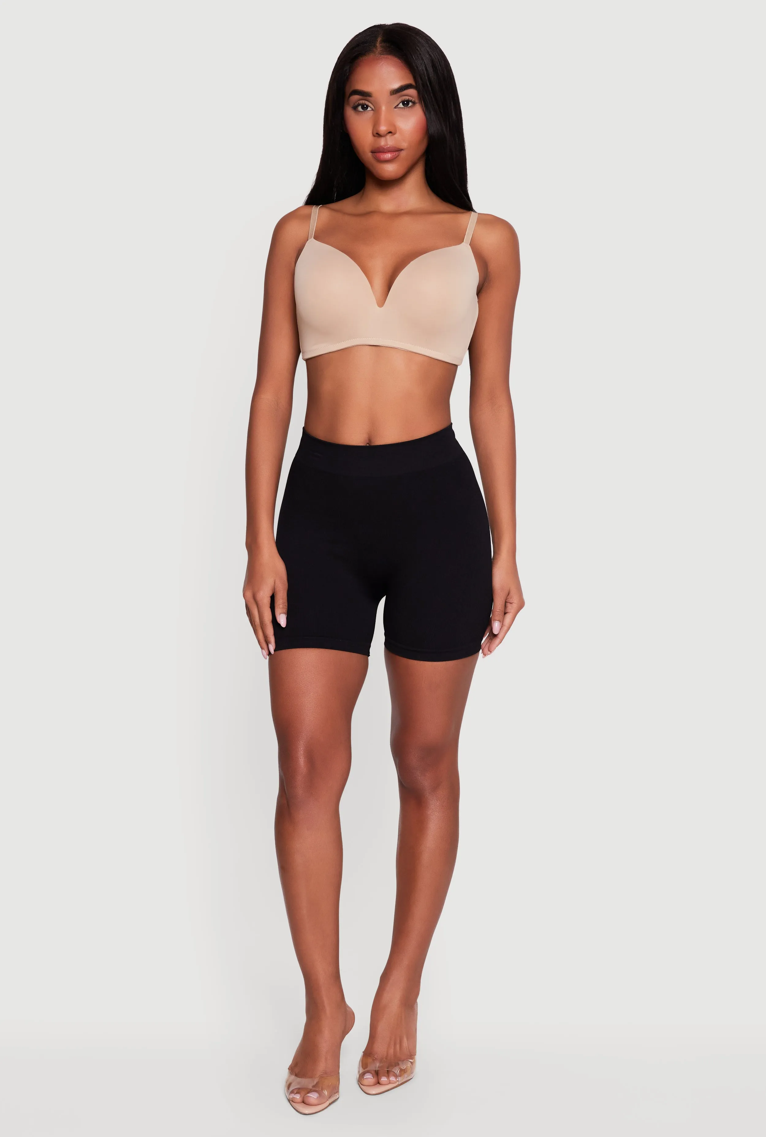 Solid Molded Padded Plunge Bra sold by Rainbow product image thumbnail 2