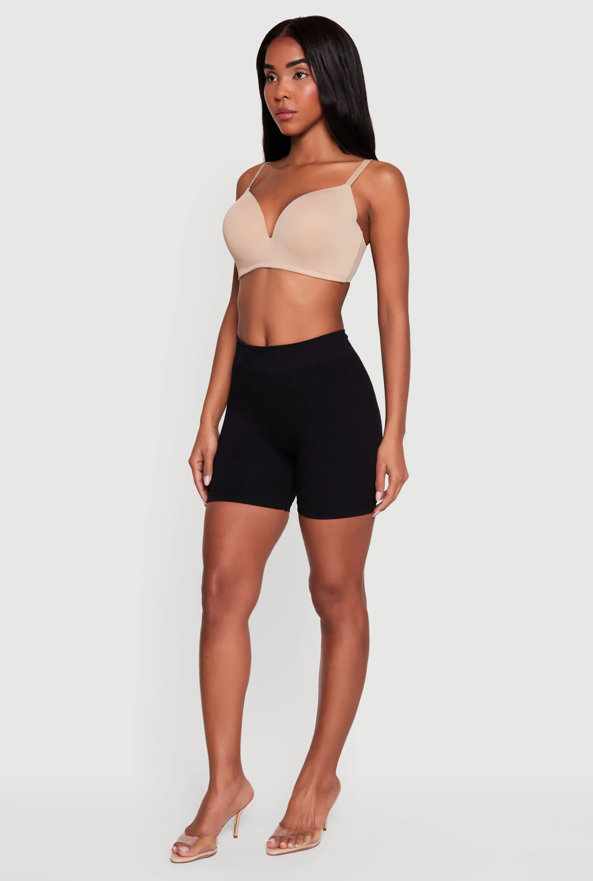 Solid Molded Padded Plunge Bra sold by Rainbow product image thumbnail 3