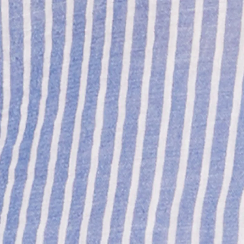 Striped Notch Neck Button Front Shirt sold by Rainbow product image thumbnail 4