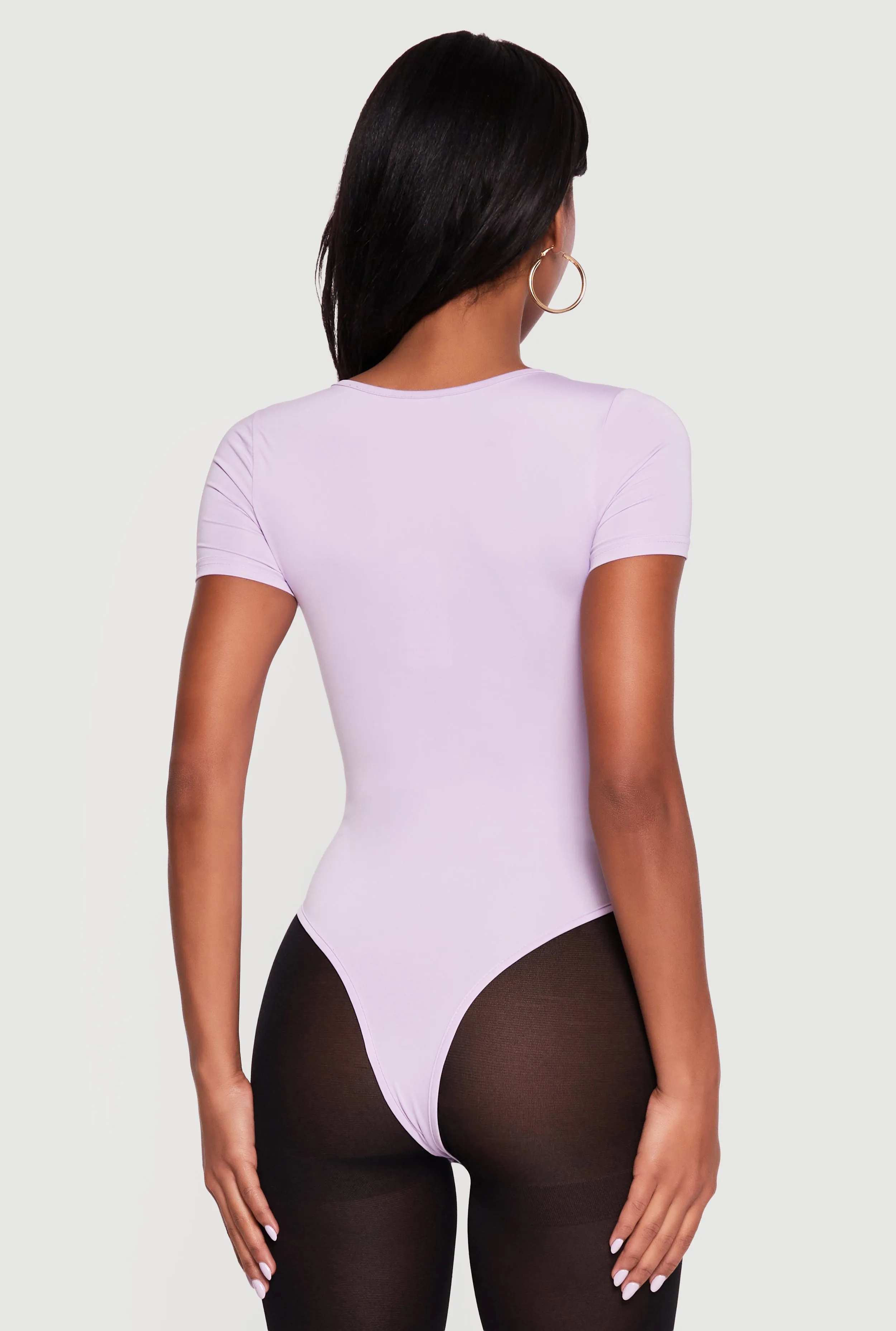Short Sleeve Scoop Neck Bodysuit sold by Rainbow product image thumbnail 5