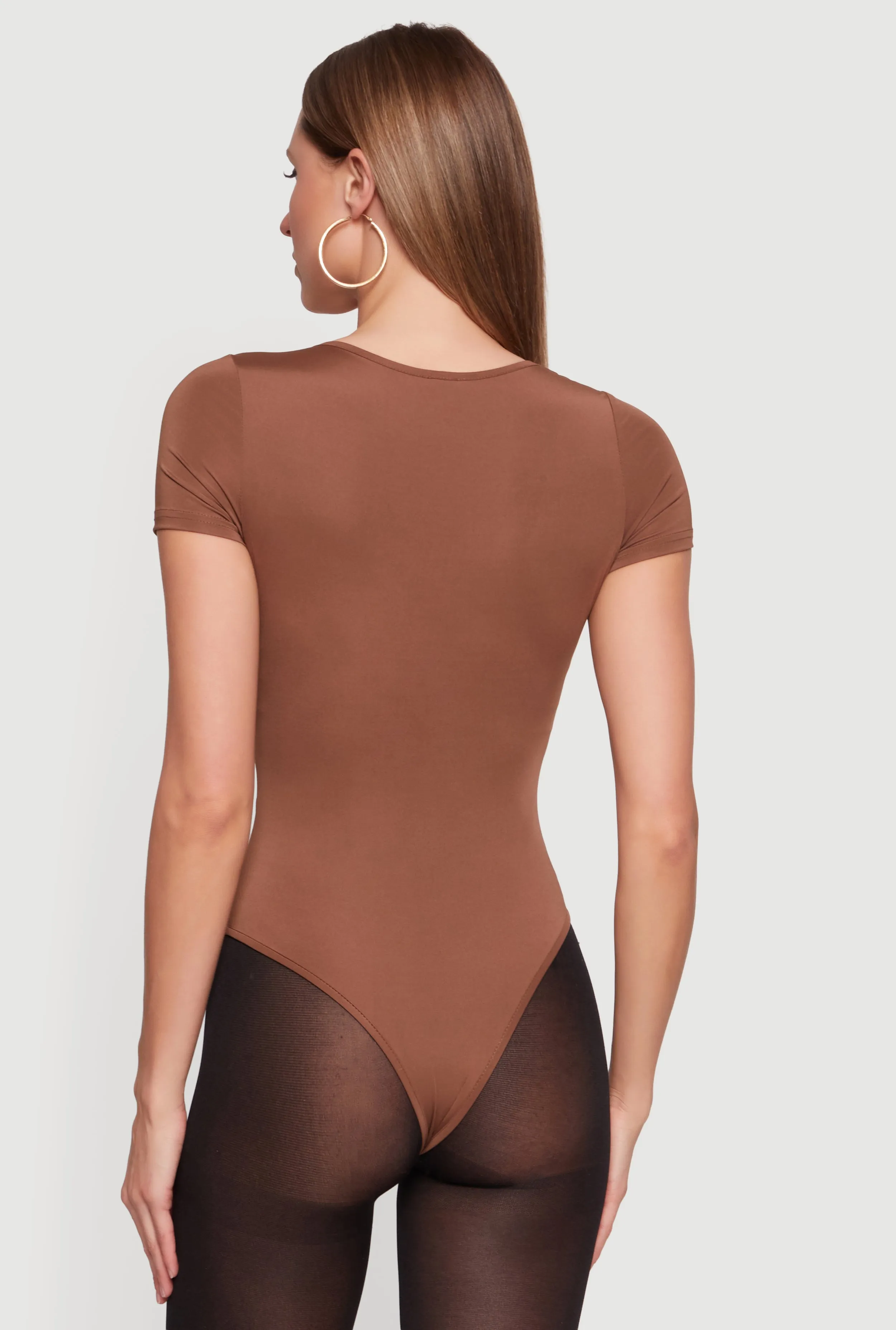 Short Sleeve Scoop Neck Bodysuit sold by Rainbow product image thumbnail 5
