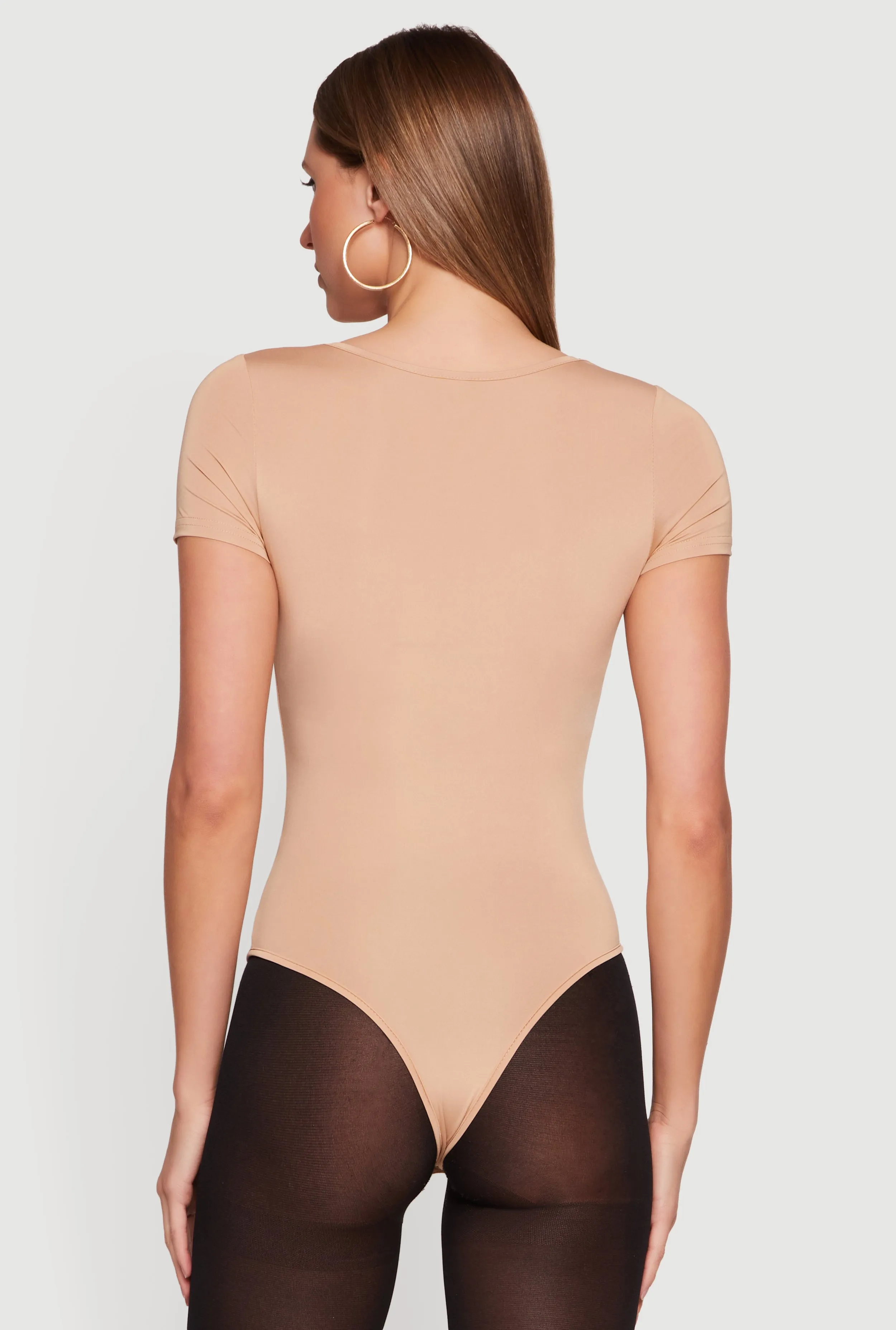 Short Sleeve Scoop Neck Bodysuit sold by Rainbow product image thumbnail 5