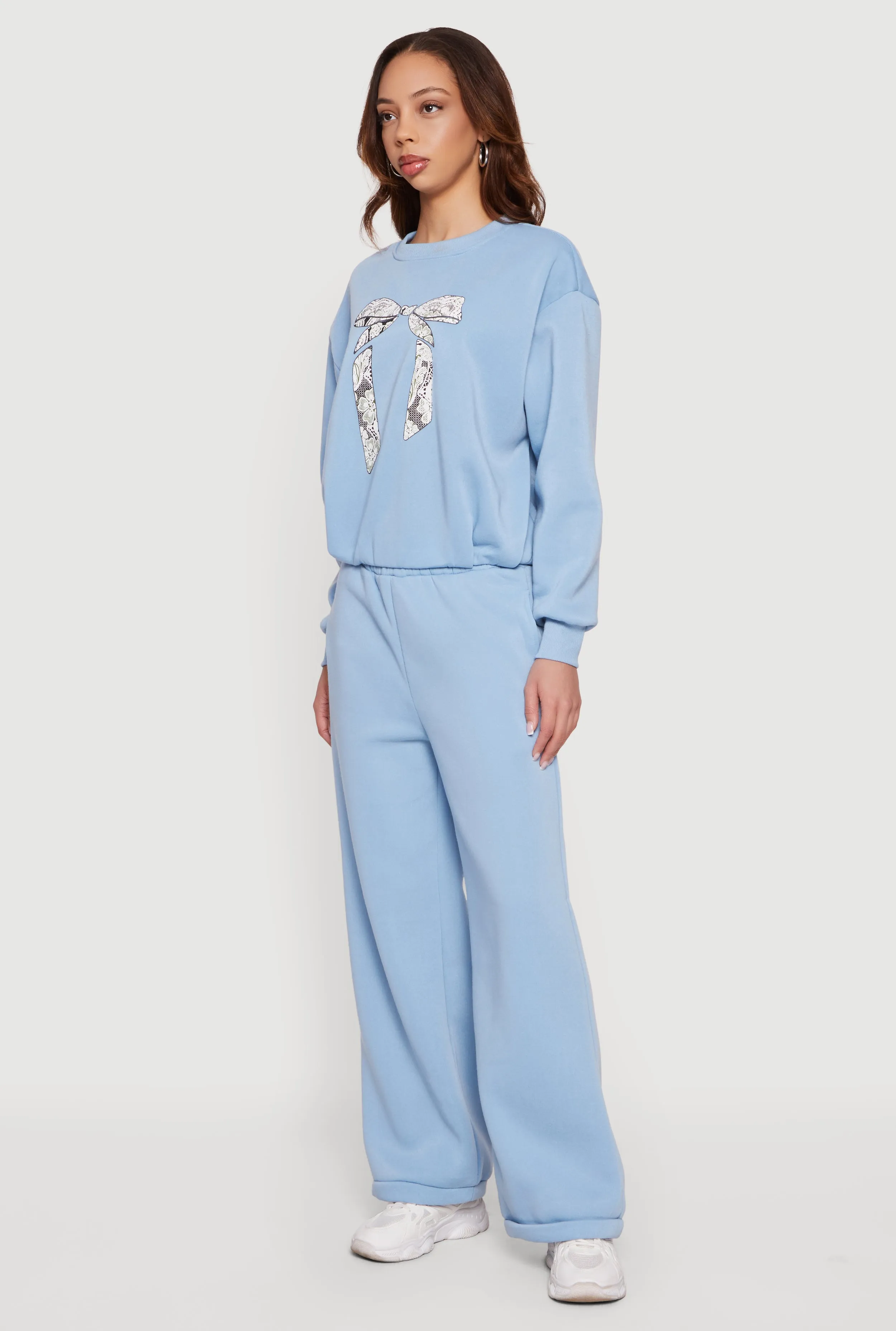 Solid Wide Leg Sweatpants sold by Rainbow product image thumbnail 2