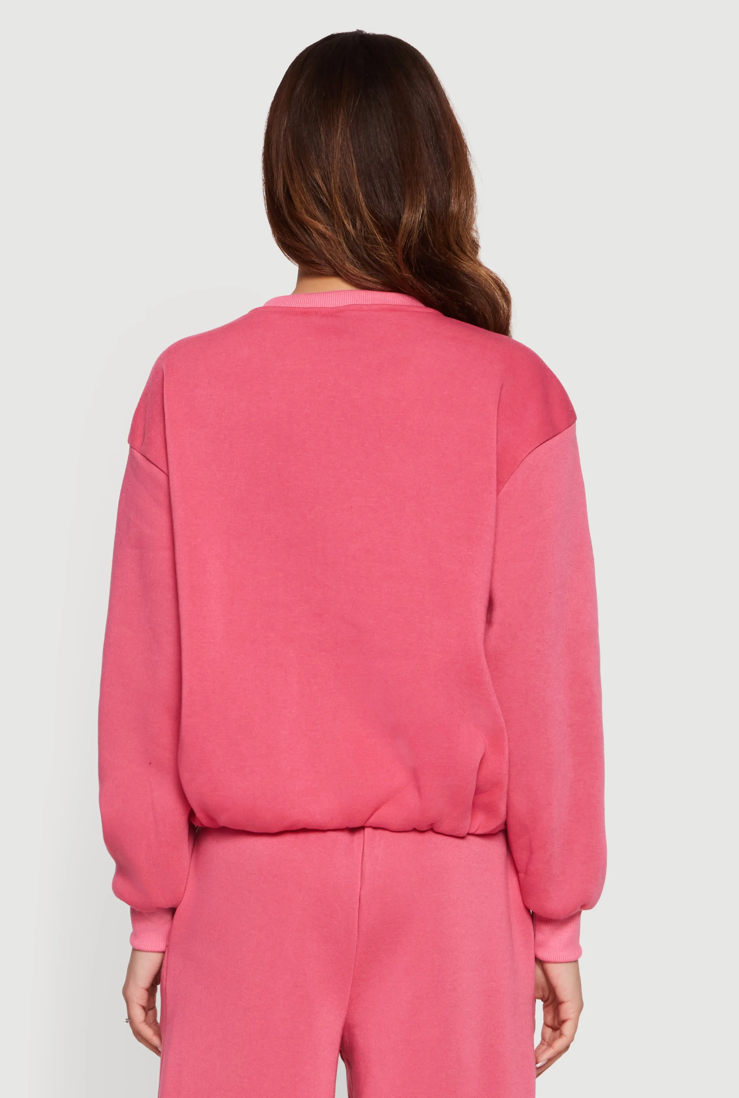 Fleece Bow Graphic Pullover Sweatshirt sold by Rainbow product image thumbnail 5