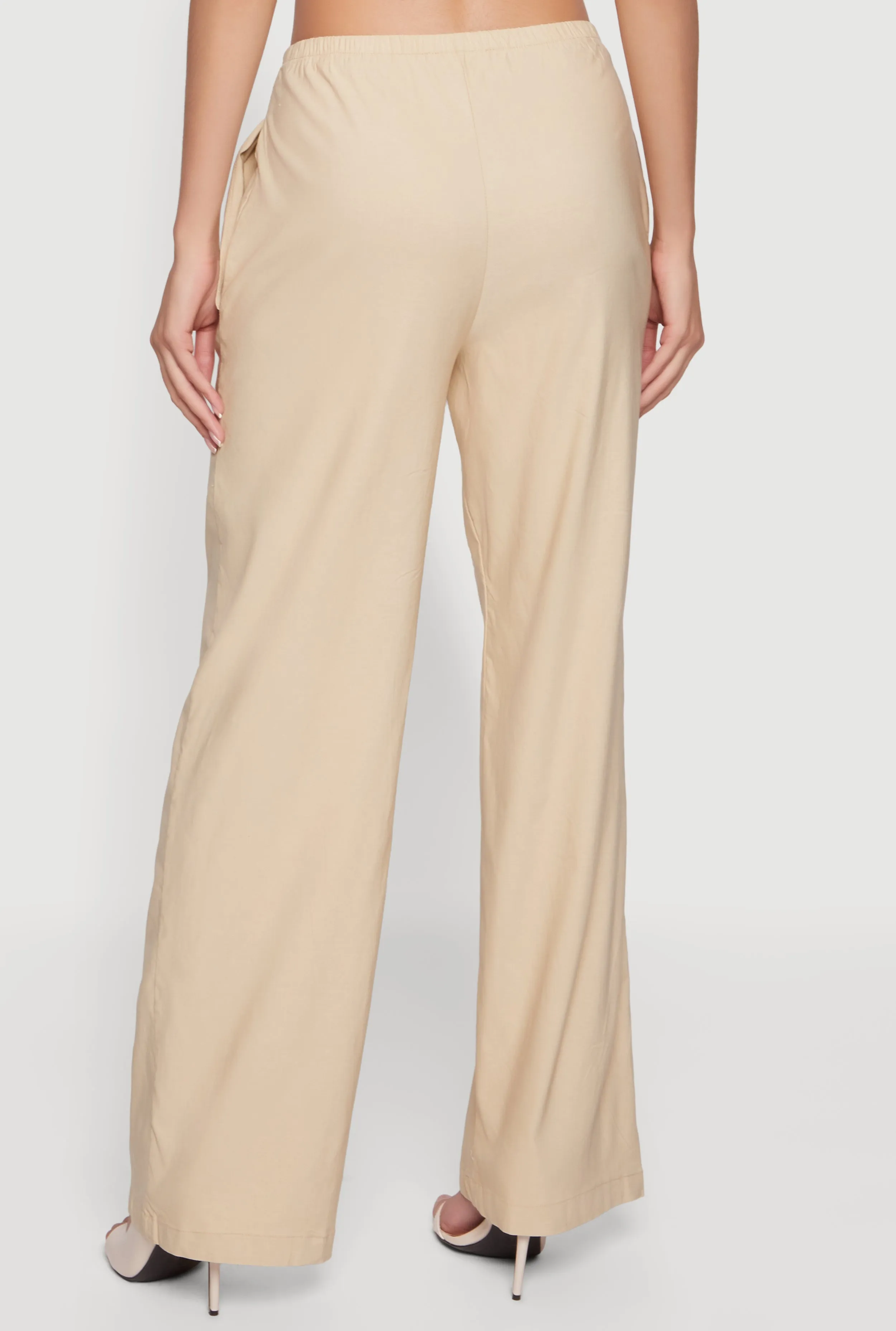 Wide Leg Pull On Drawstring Pants sold by Rainbow product image thumbnail 5