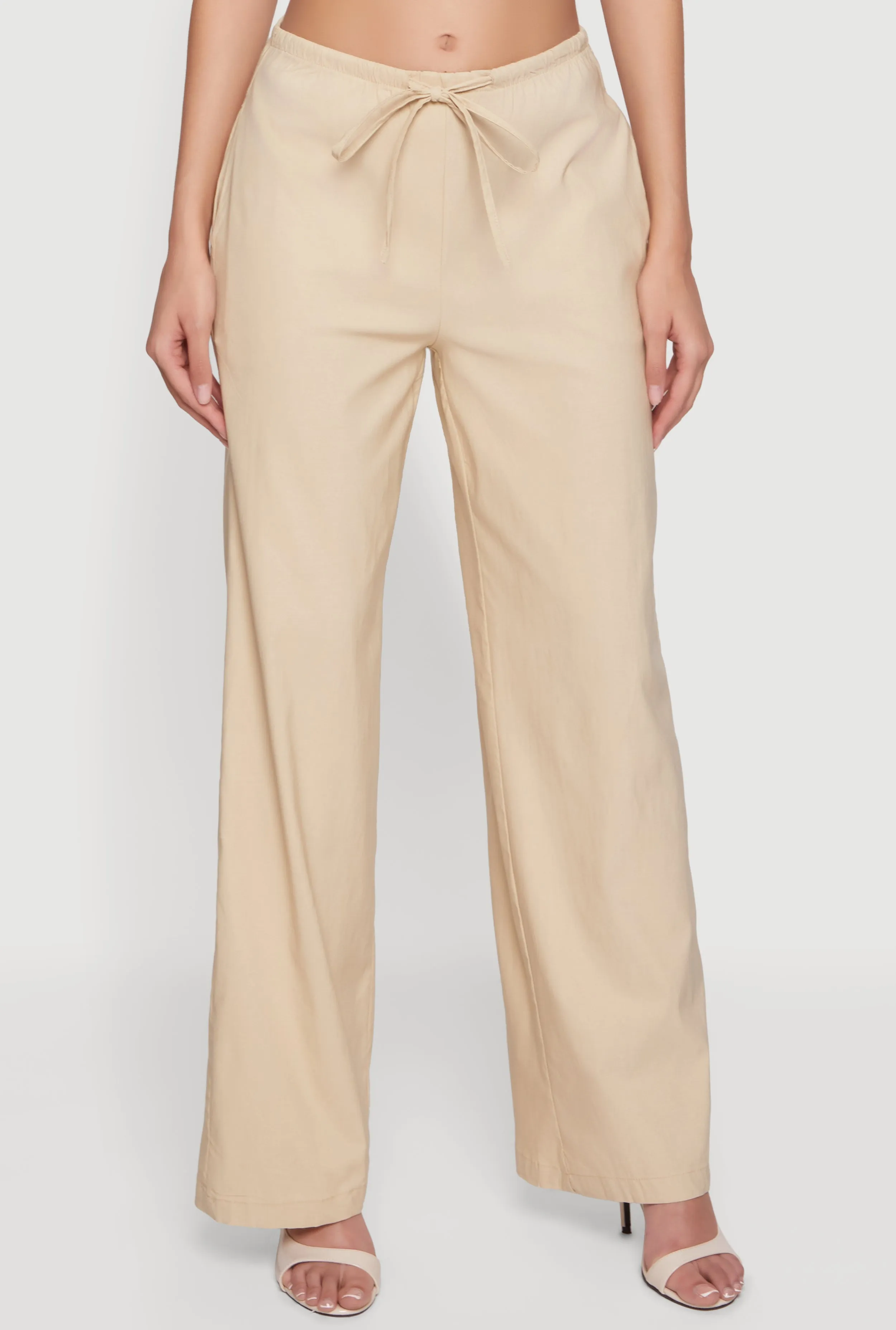 Wide Leg Pull On Drawstring Pants sold by Rainbow product image thumbnail 3