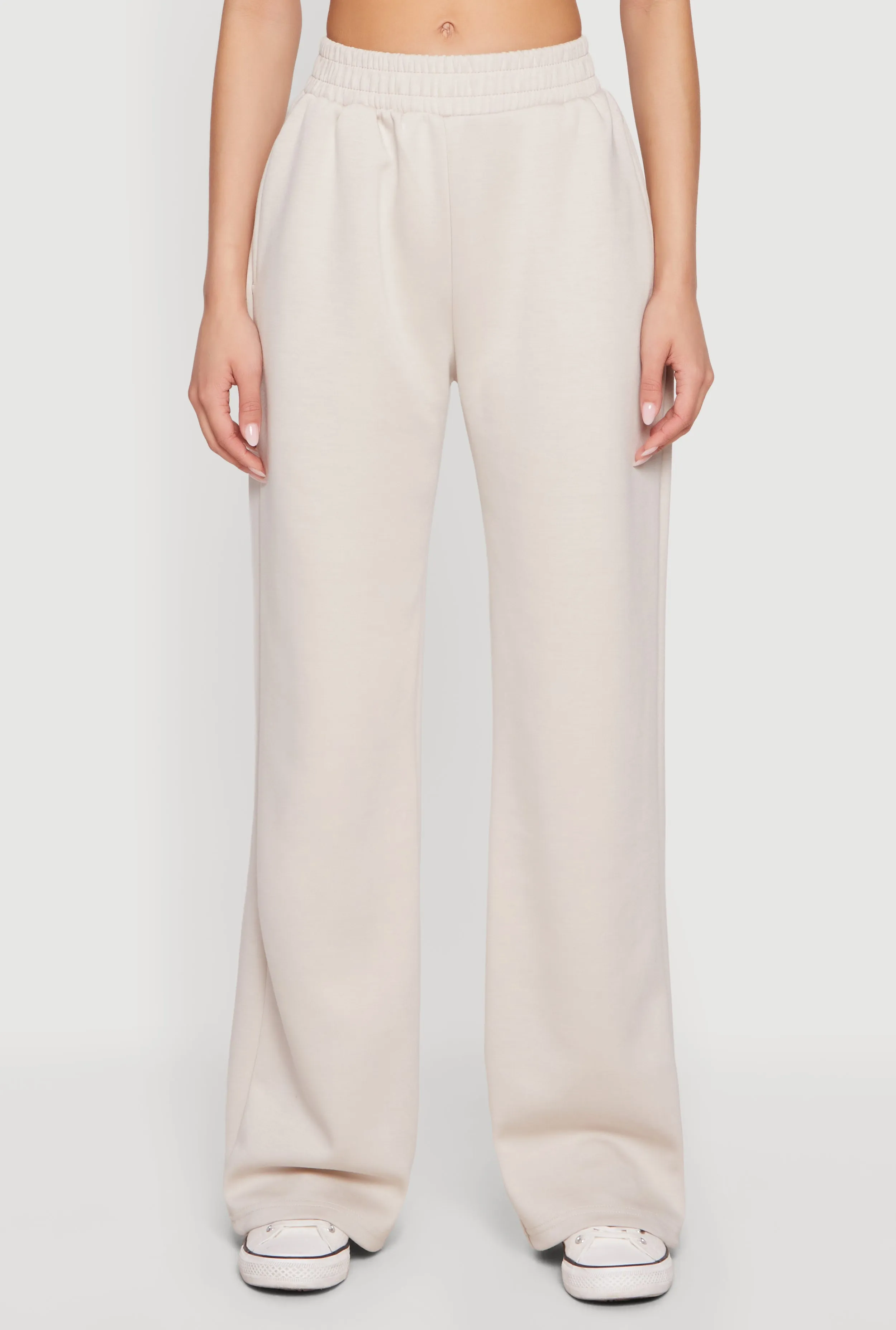 Pull On Wide Leg Mid Rise Casual Pants sold by Rainbow product image thumbnail 3