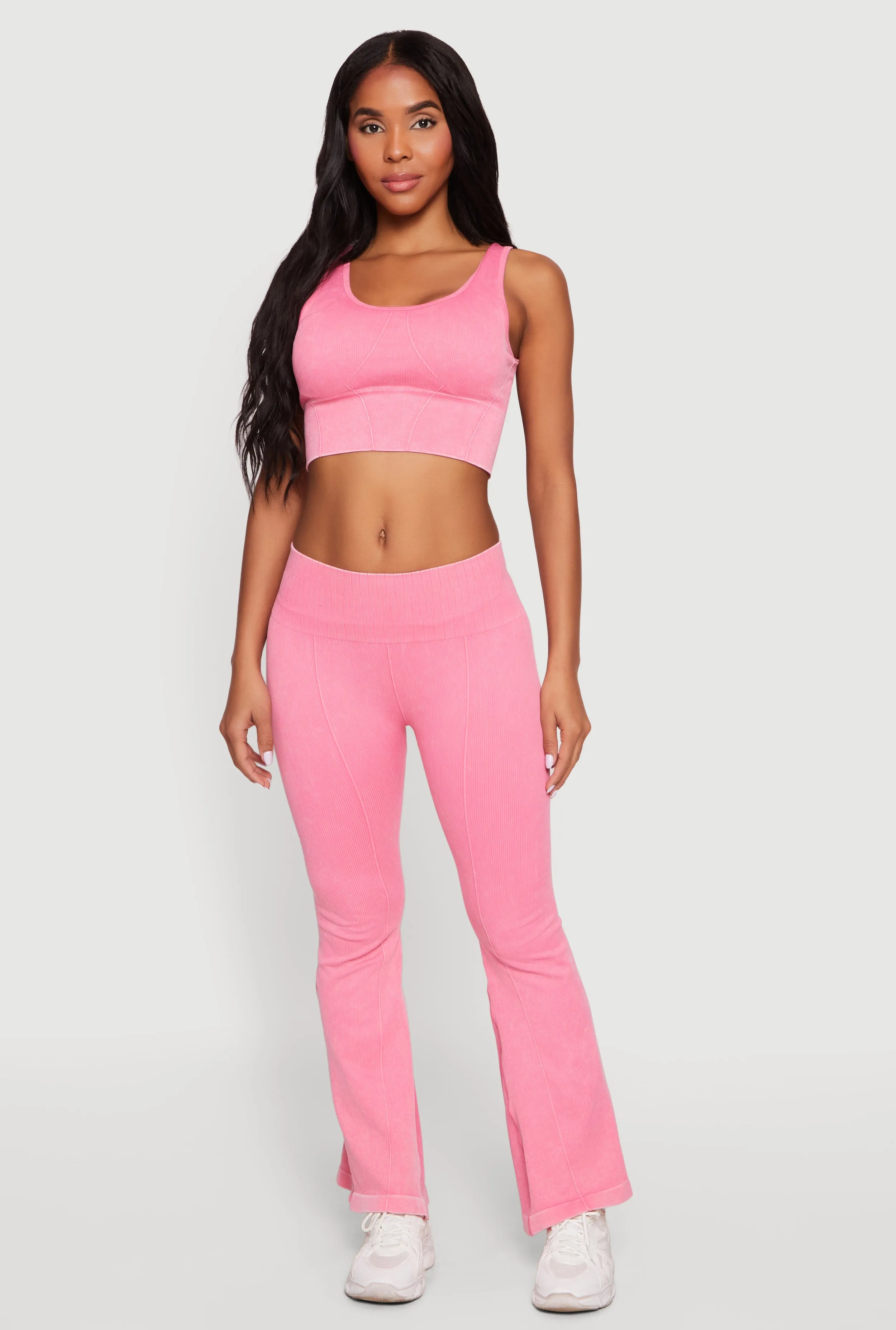 Acid Wash Seamless Cropped Tank Top sold by Rainbow product image thumbnail 2