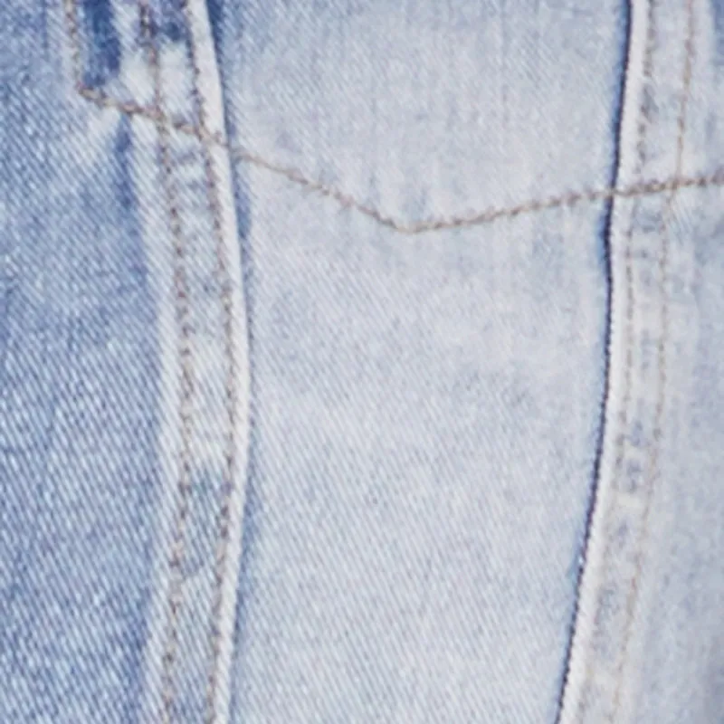 Almost Famous Double Tie Front Cropped Denim Jacket sold by Rainbow product image thumbnail 4