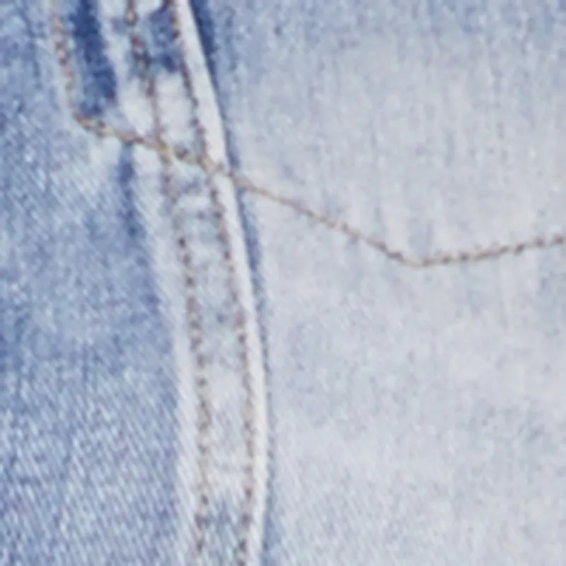 Acid Wash Denim High Waisted Skort sold by Rainbow product image thumbnail 4