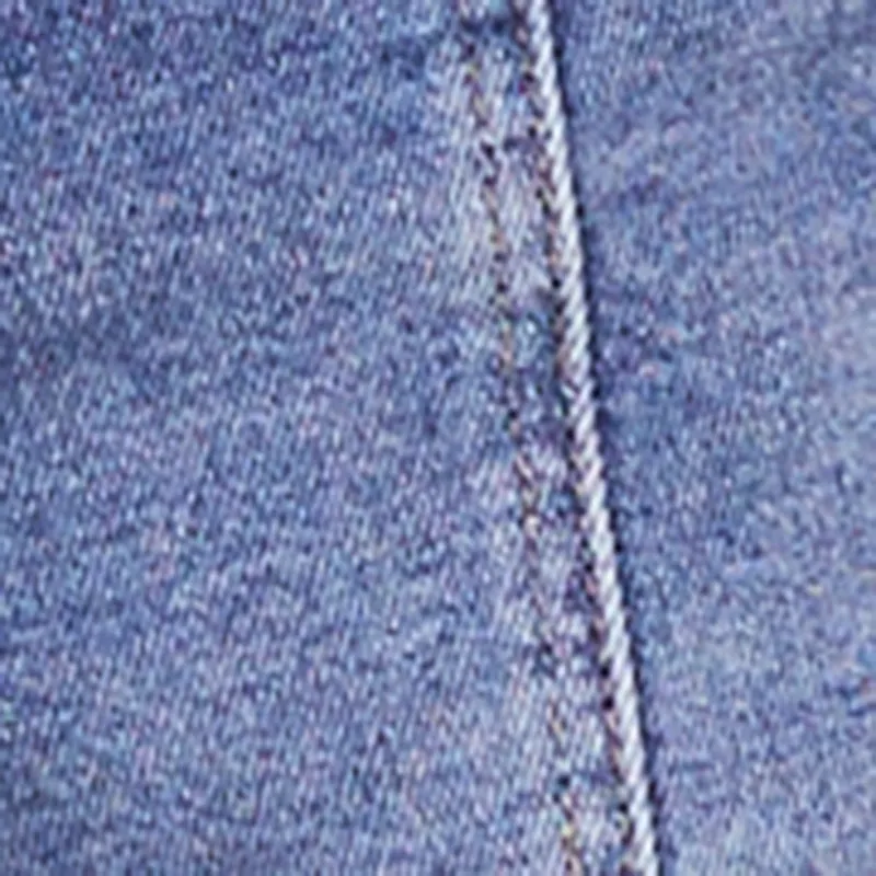 Frayed Pintuck Detail Denim Shorts sold by Rainbow product image thumbnail 4