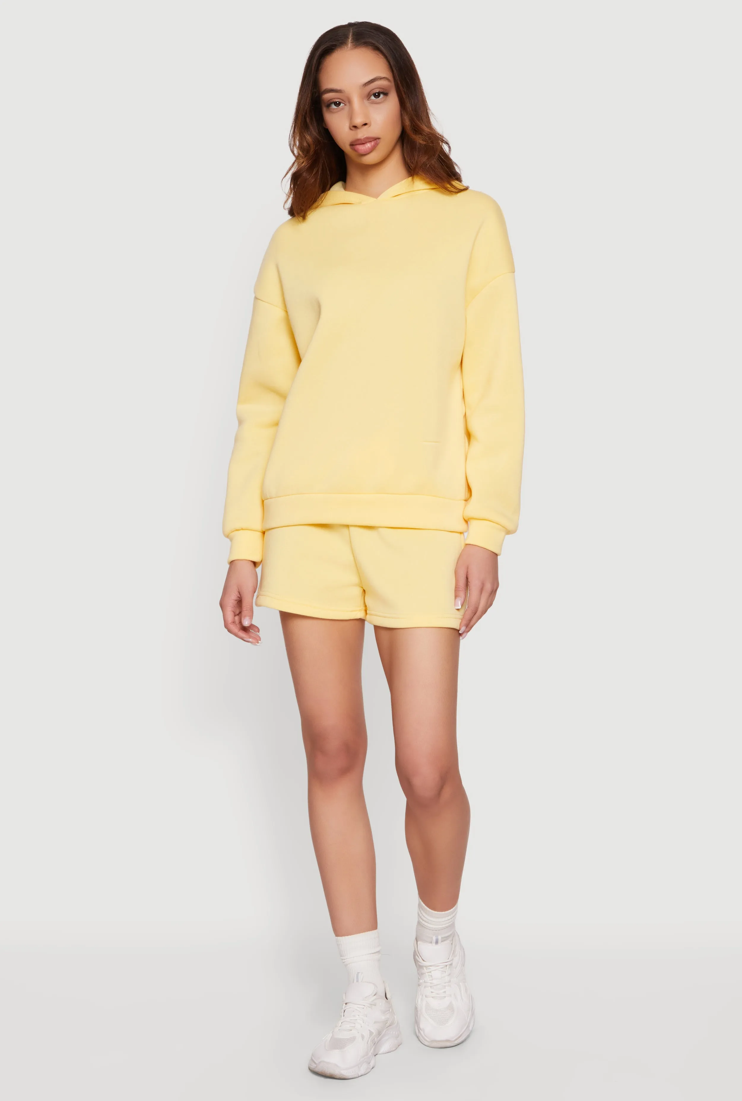 High Waisted Drawstring Sweatshorts sold by Rainbow