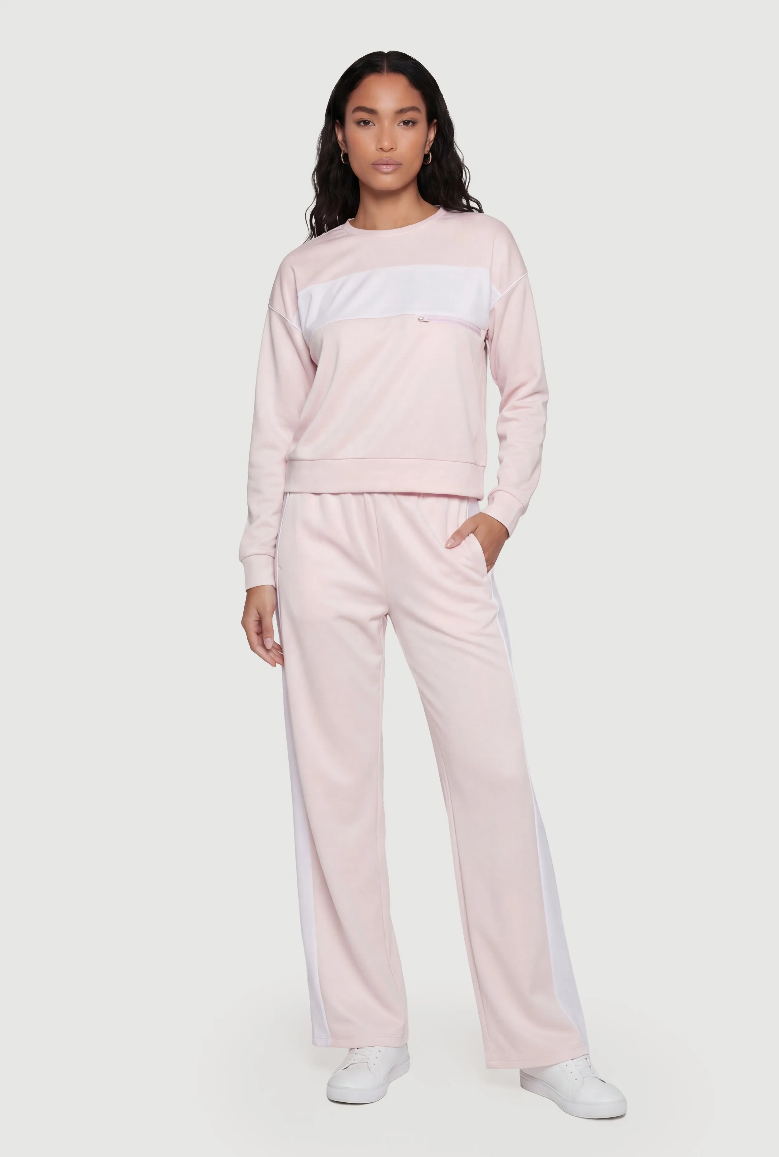 Side Stripe Active Pants with Zip Pockets sold by Rainbow