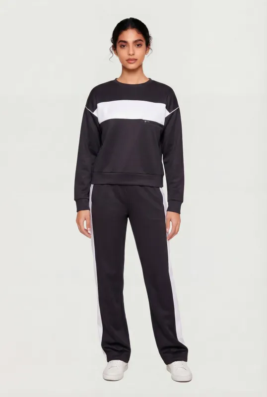 Side Stripe Active Pants with Zip Pockets sold by Rainbow