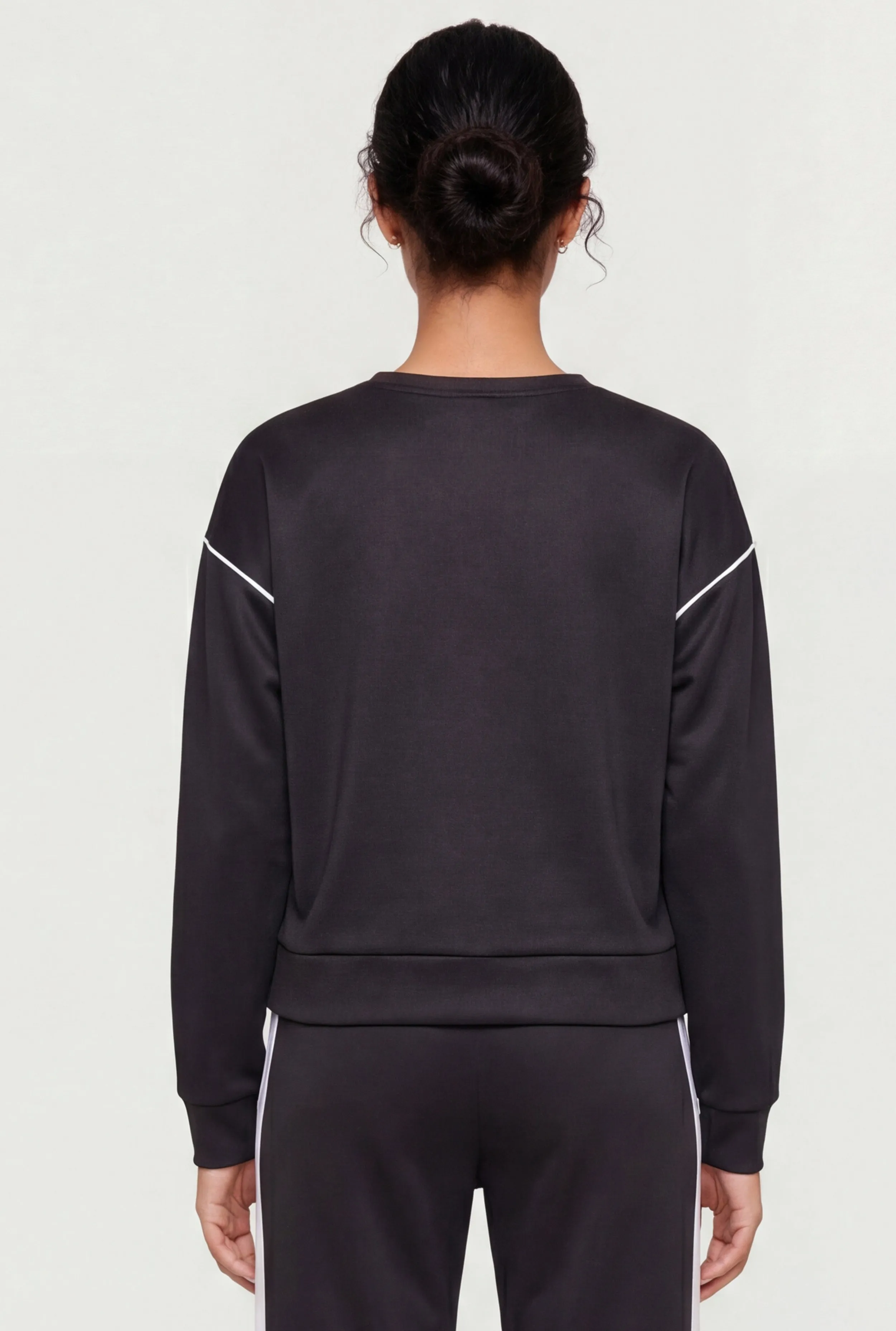 Crew Neck Pullover Top with Zip Pocket Detail sold by Rainbow product image thumbnail 5