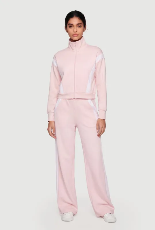 Side Contrast Trim Active Pants sold by Rainbow