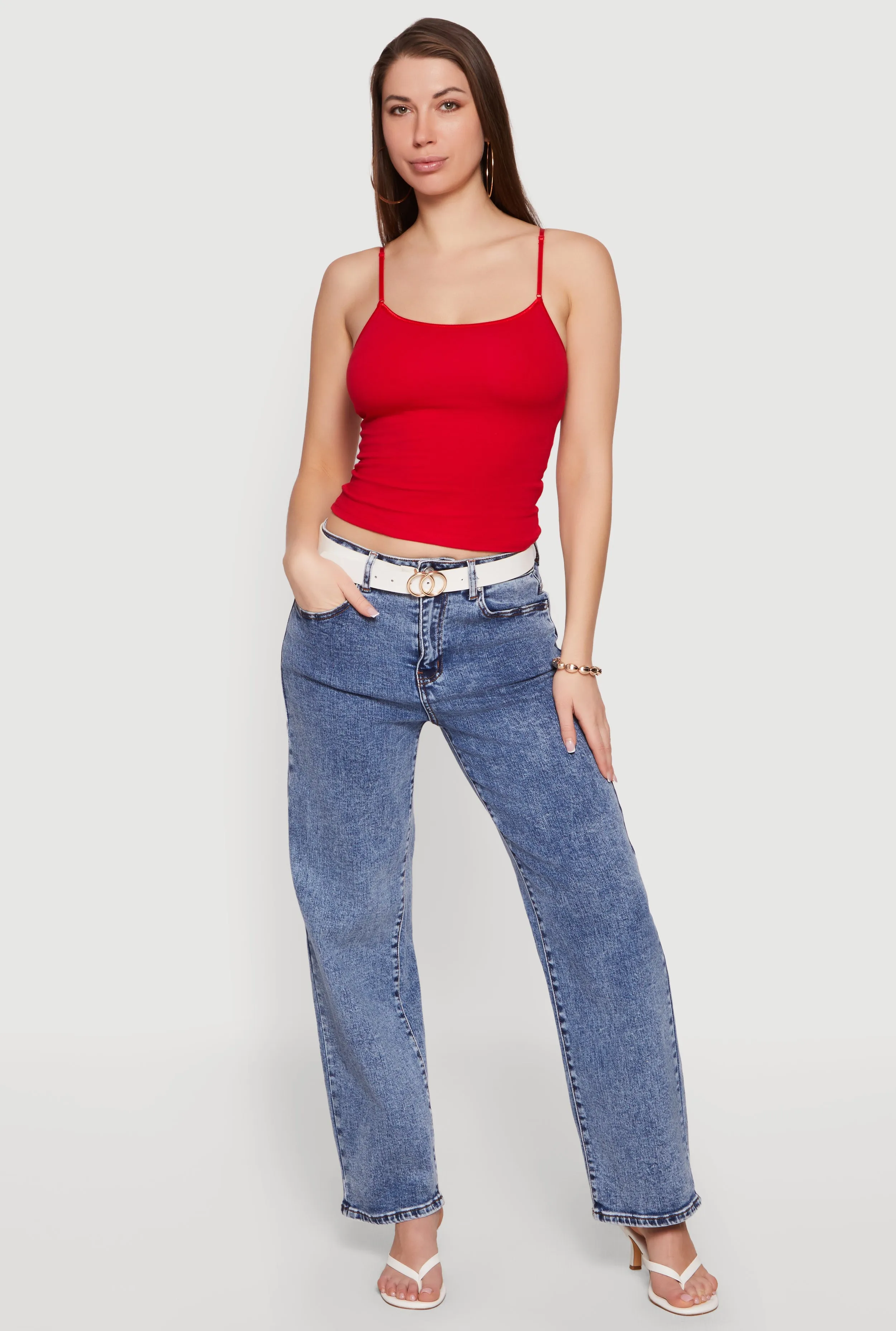 Shelf Bra Scoop Neck Cami sold by Rainbow product image thumbnail 5