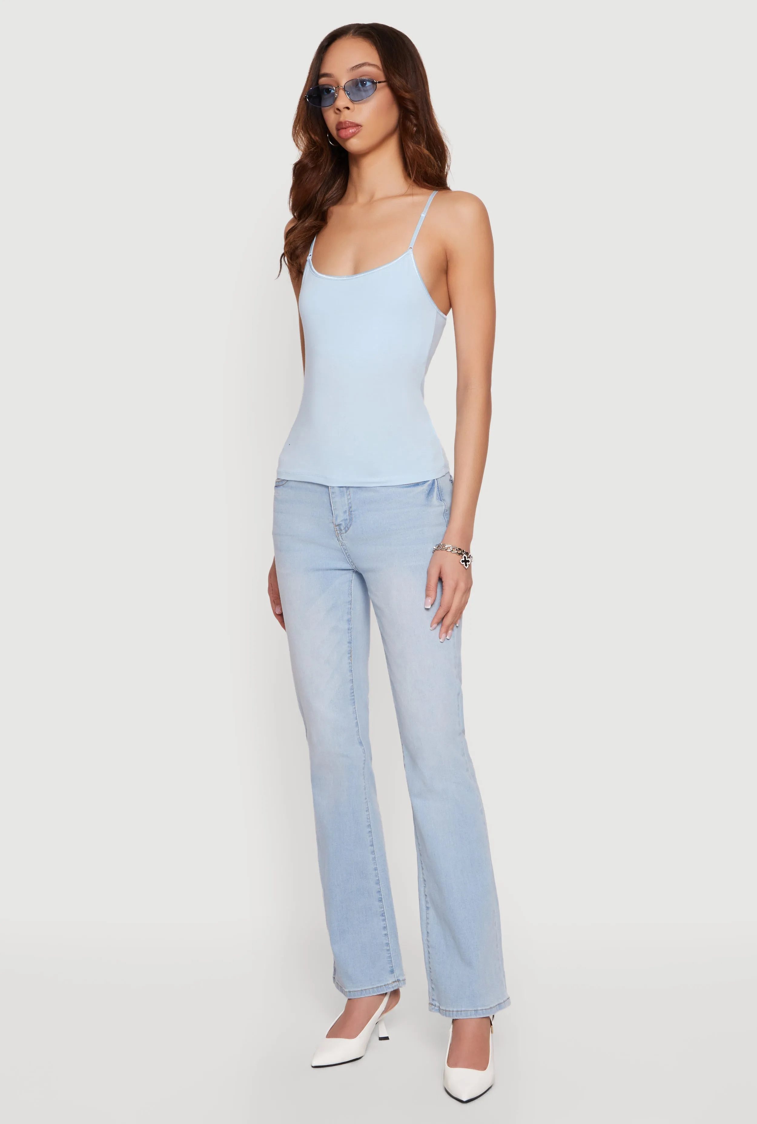 Shelf Bra Scoop Neck Cami sold by Rainbow product image thumbnail 3