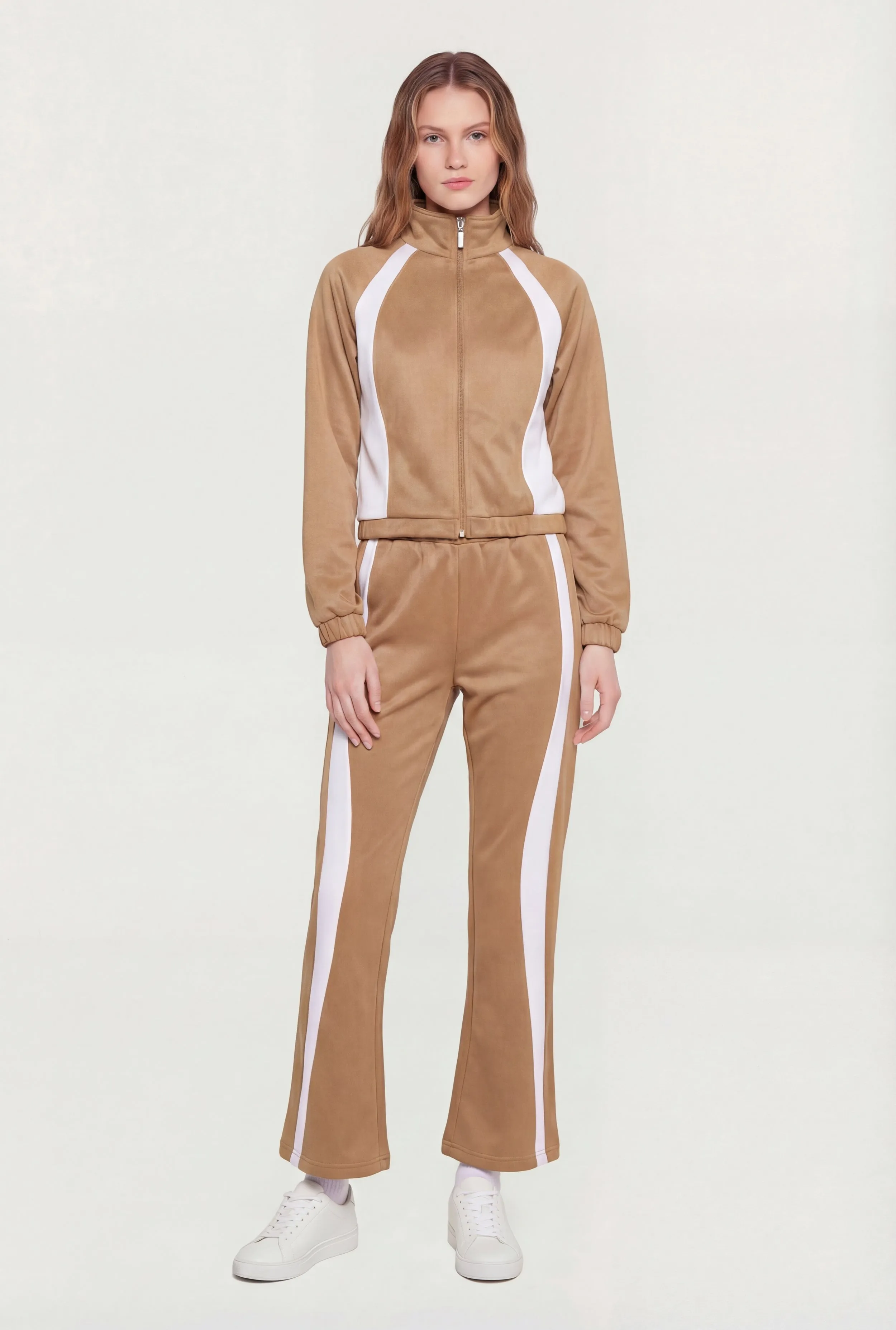 Wavy Contrast Trim Pull On Sweatpants sold by Rainbow product image thumbnail 4